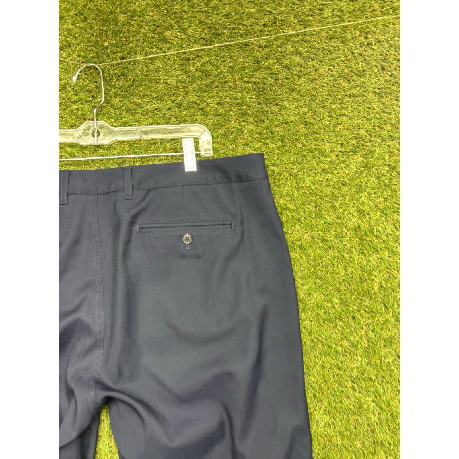 Mizzen+Main Mizzen+Main Baron Chino Pants Mens 38x32 Navy Blue Athletic Fit Polyester Golf Size US 38 / EU 54 - 5 Thumbnail
