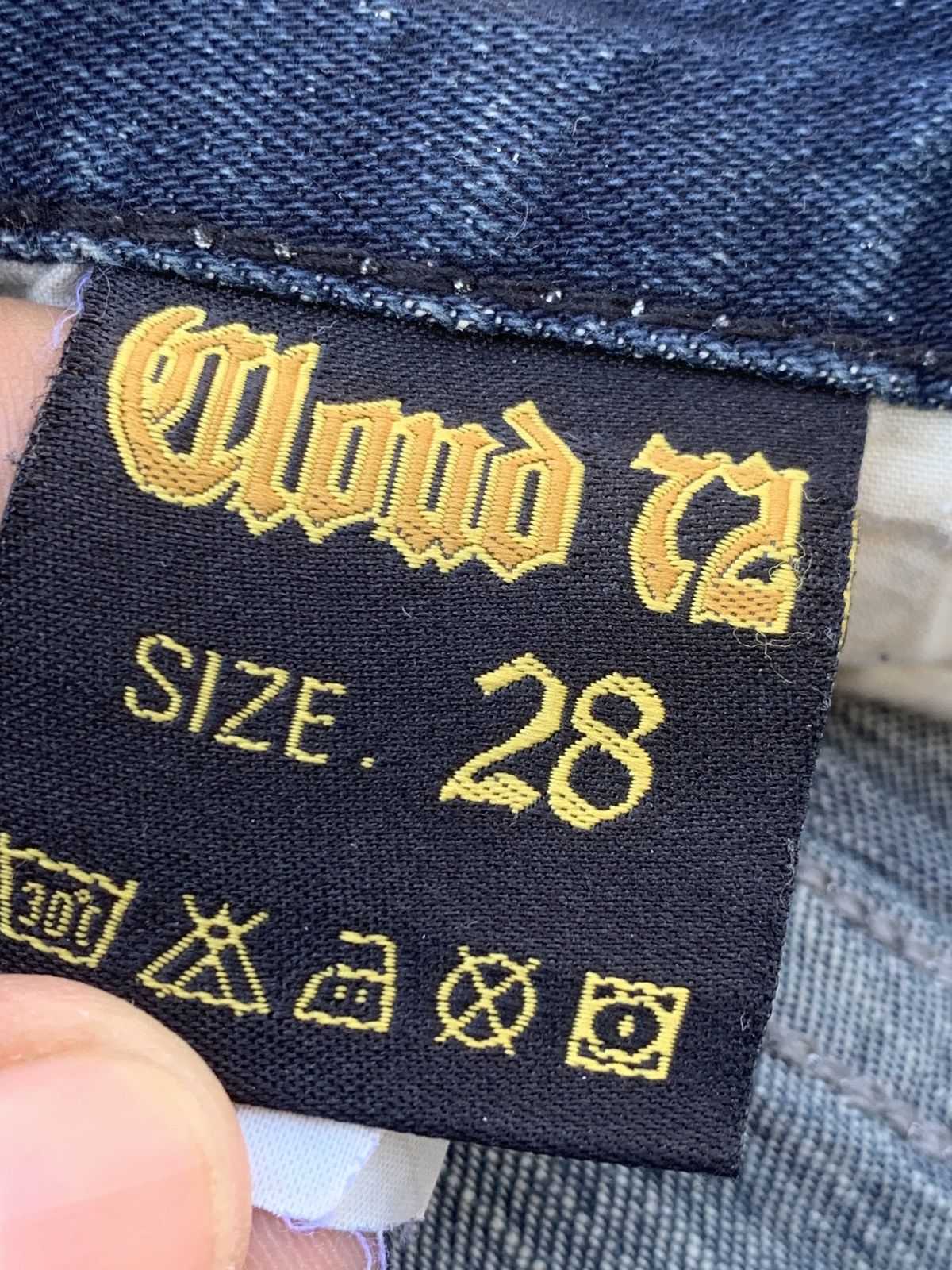 Other Cloud 72 cross symbol like chrome hearts style. Size US 29 - 8 Thumbnail