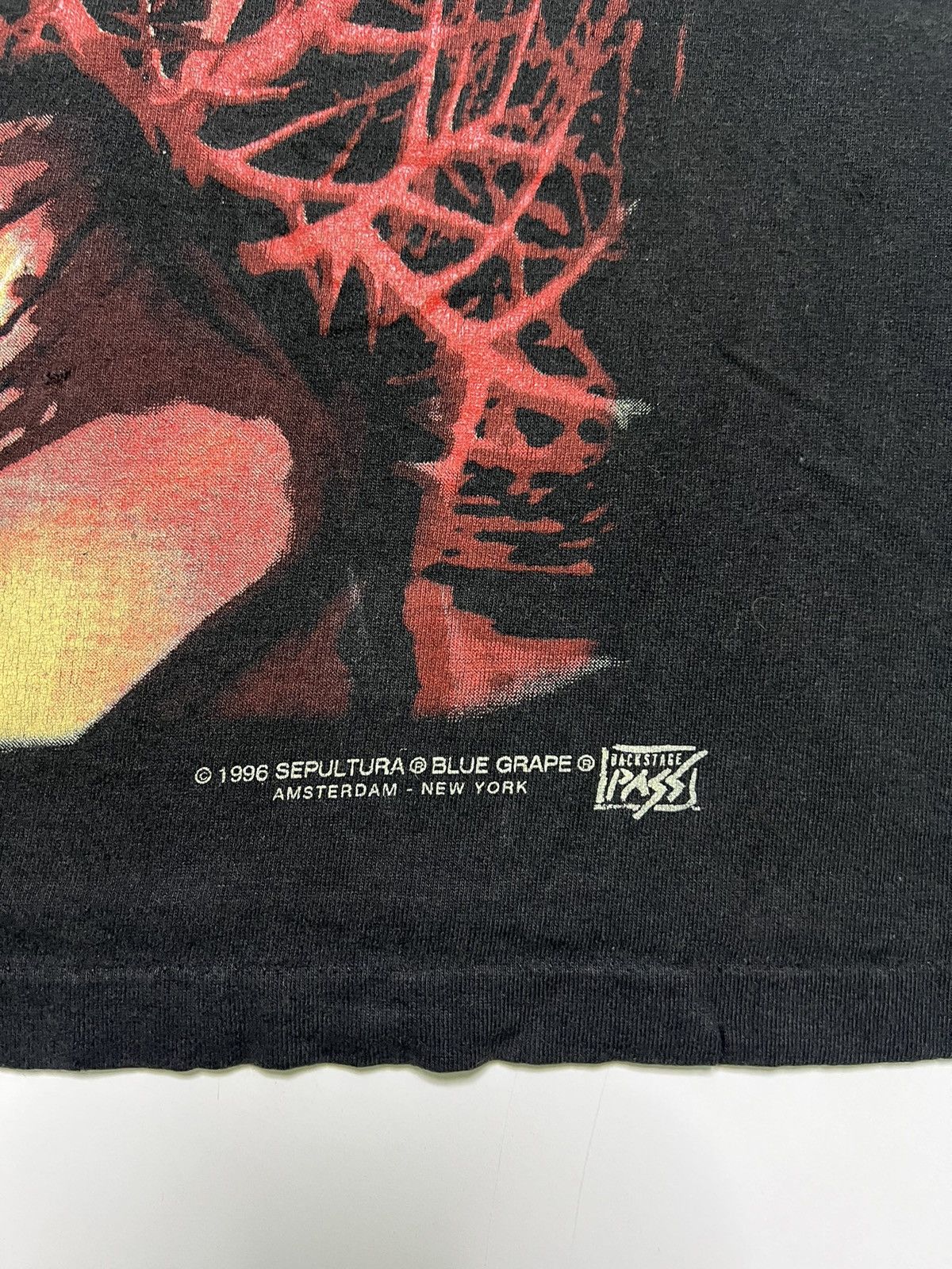 Band Tees × Vintage RARE Vintage 90s Sepultura by Backstagepass version T-Shirt Size US XL / EU 56 / 4 - 8 Thumbnail