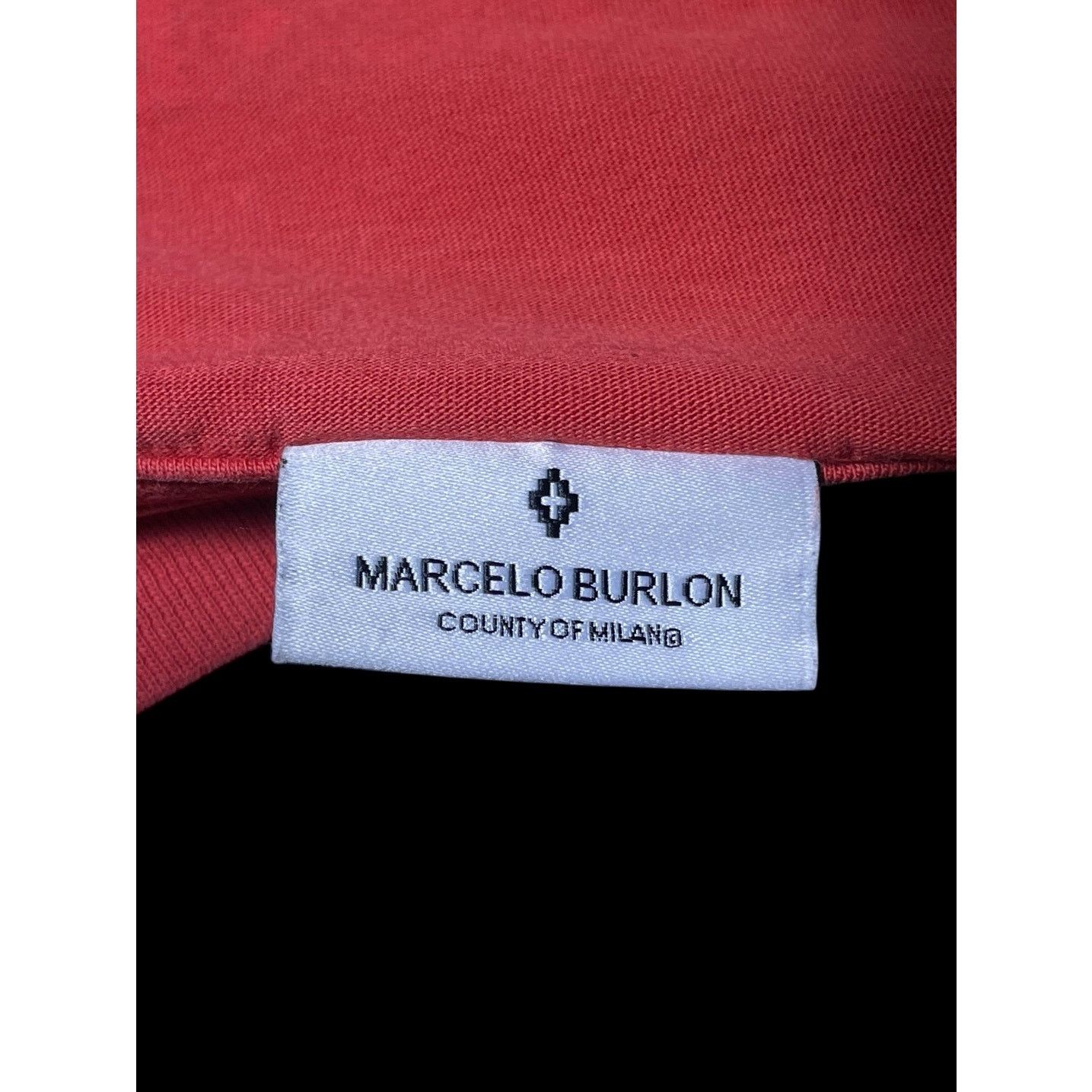 Marcelo Burlon Marcelo Burlon County of Milan Skull & Rose Red Graphic Tee Size US S / EU 44-46 / 1 - 7 Thumbnail