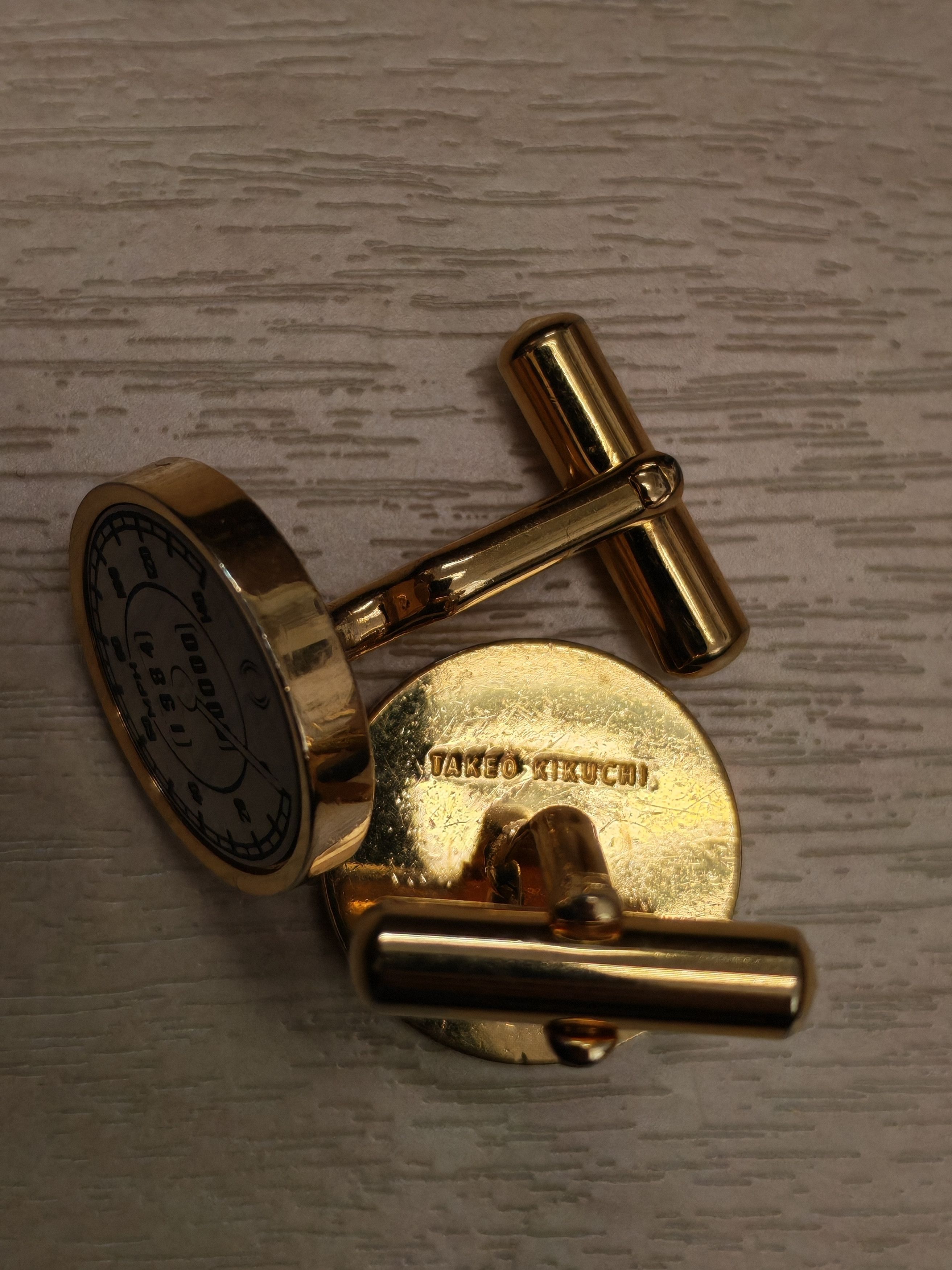 Takeo Kikuchi Vintage Takeo Kikuchi Cufflinks Rare Speedometer Size ONE SIZE - 3 Thumbnail