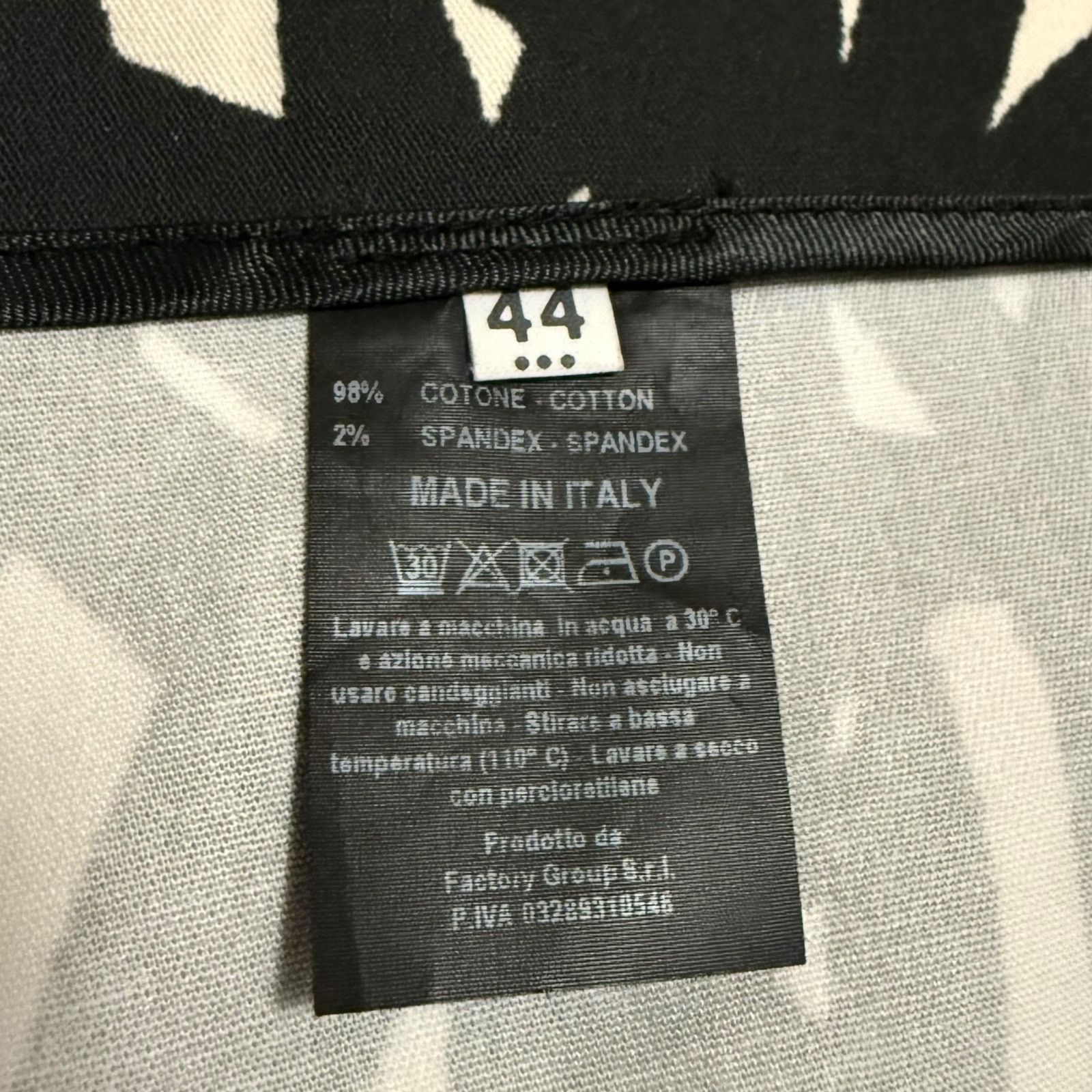 Other Nora Barth Flare Pants Statement Trouser Black White IT 44 Size 30" / US 8 / IT 44 - 4 Thumbnail
