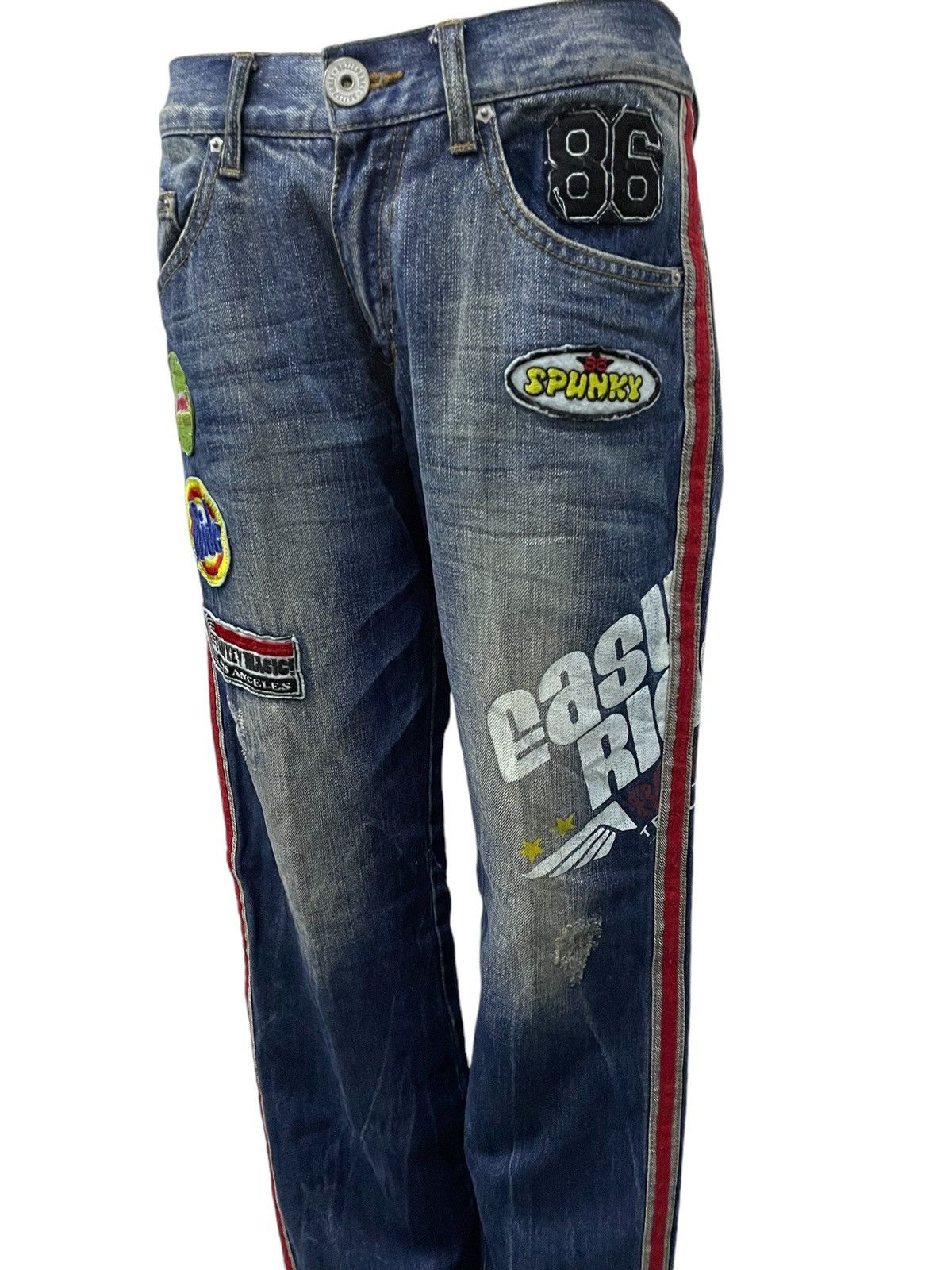 Hysteric Glamour × Shellac Buzz Spunky Japan Archive Surfer Patched Loose Jeans Size US 30 / EU 46 - 5 Thumbnail