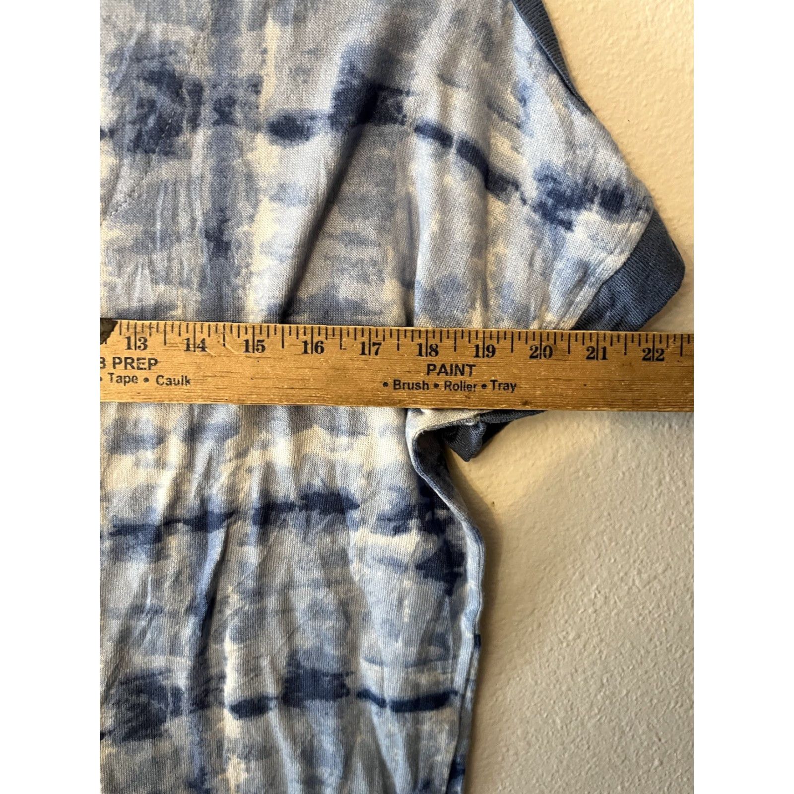 Lucky Brand Lucky Brand Sleep Shirt L Blue Tie Dye Short Sleeve Womens Shirt Size L / US 10 / IT 46 - 5 Thumbnail
