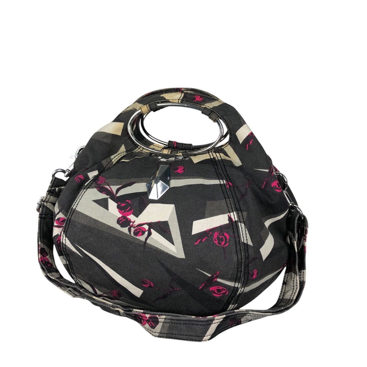 Diesel × Diesel Black Gold × Japanese Brand 📌Handbag/Shoulder Bag Diesel Over Print Design Size ONE SIZE - 3 Thumbnail