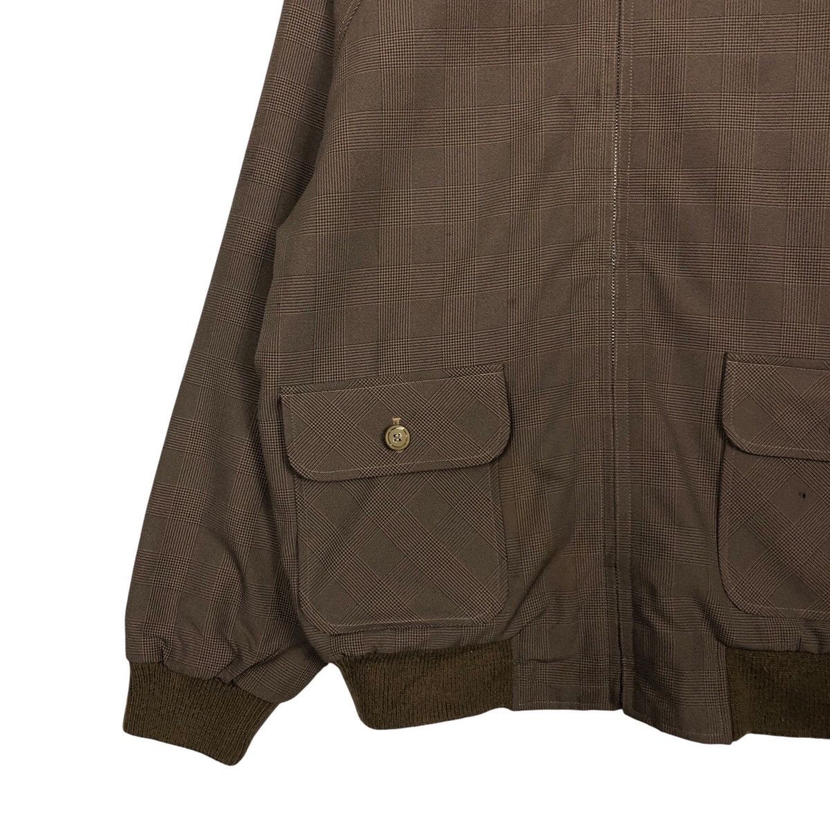 Issey Miyake 📌Vintage Bomber Jacket Jac Blanket Check Tartan Size US L / EU 52-54 / 3 - 5 Thumbnail