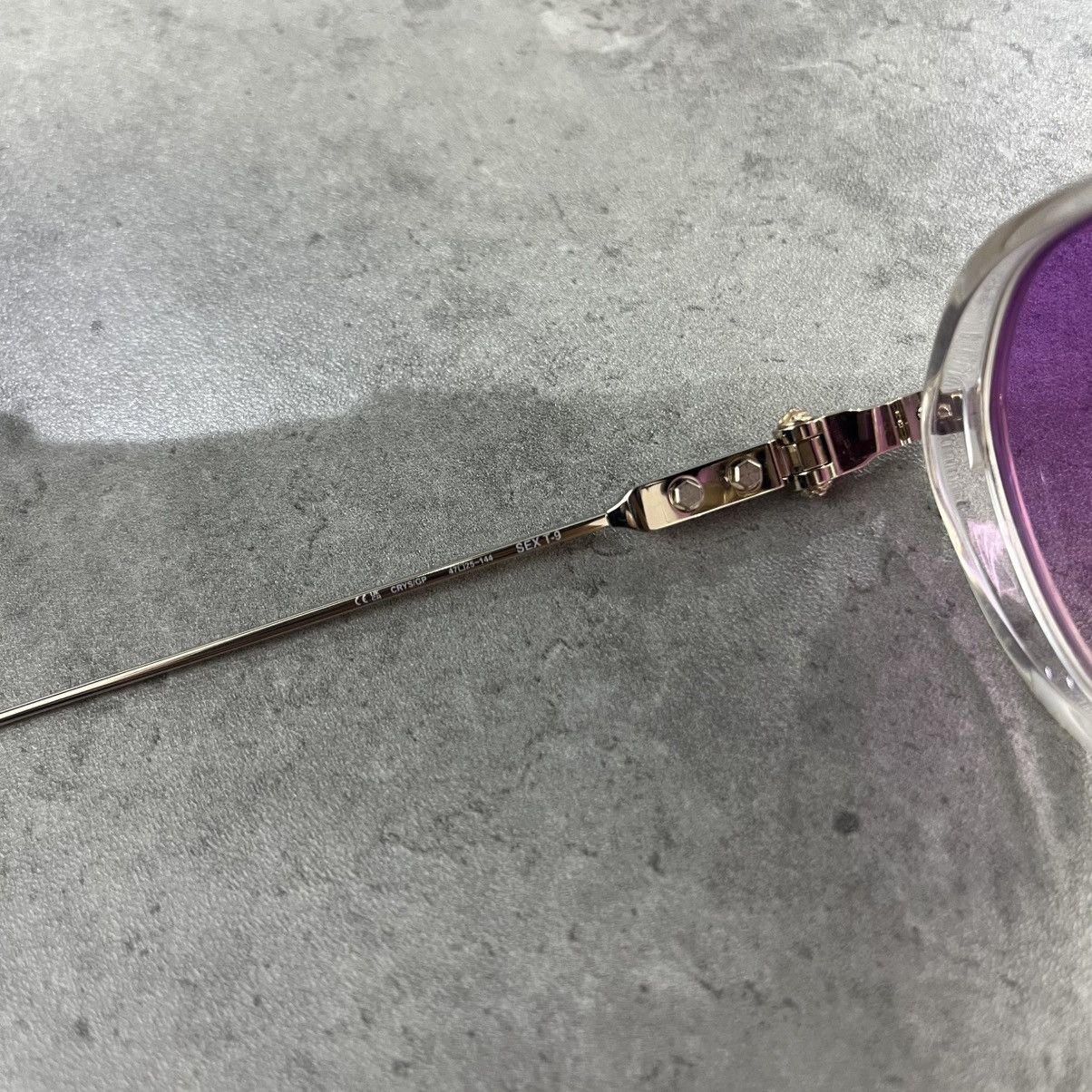 Chrome Hearts Chrome Hearts SEX-T9 Lavender Twilight Sunglasses Size ONE SIZE - 7 Thumbnail