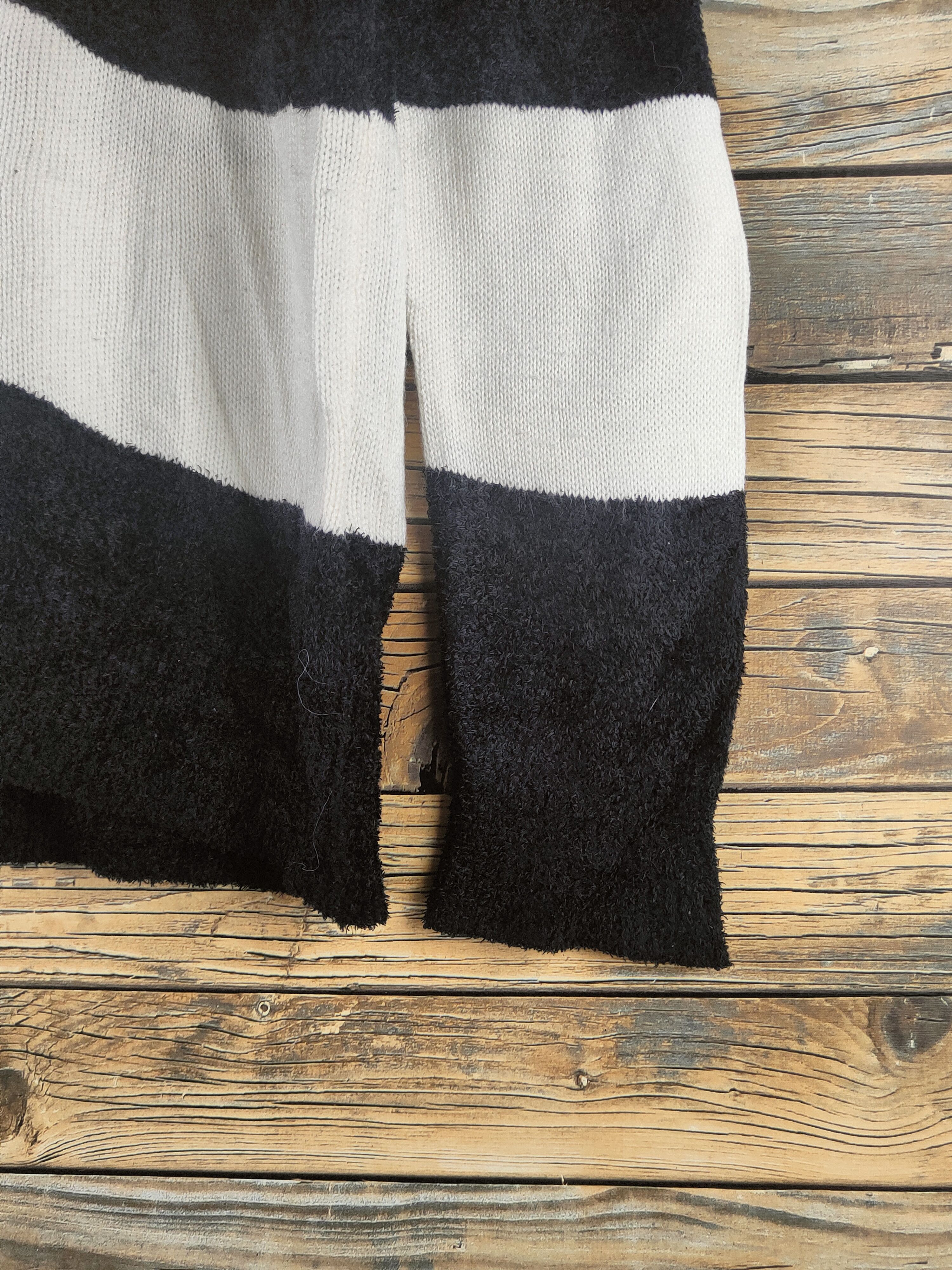 Japanese Brand DL Growth by Grail Black White Knitwear Sweatshirts #46-976 Size US M / EU 48-50 / 2 - 6 Thumbnail