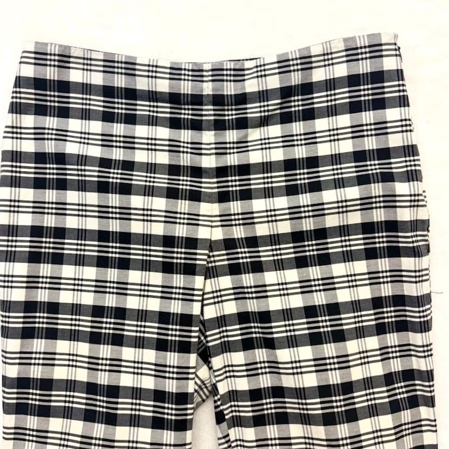 Talbots Talbots Sutton Black & White Plaid Side Zip Ankle Pant Womens Size 4P PETITE Size 27" / US 4 / IT 40 - 3 Thumbnail