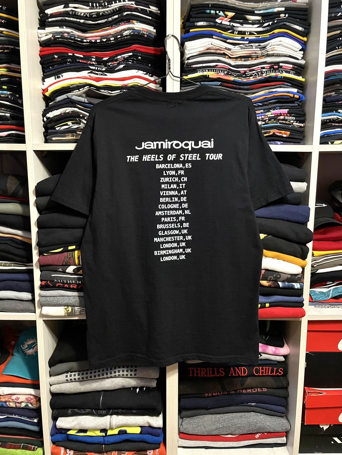 Band Tees Jamiroquai The Heels Of Steel Tour Funk Acid Band T-Shirt Size US L / EU 52-54 / 3 - 2 Thumbnail