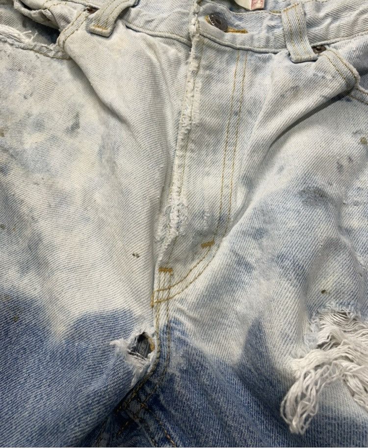 Levi's × Vintage Levi’s Thrashed 505 Jeans Size US 34 / EU 50 - 5 Thumbnail