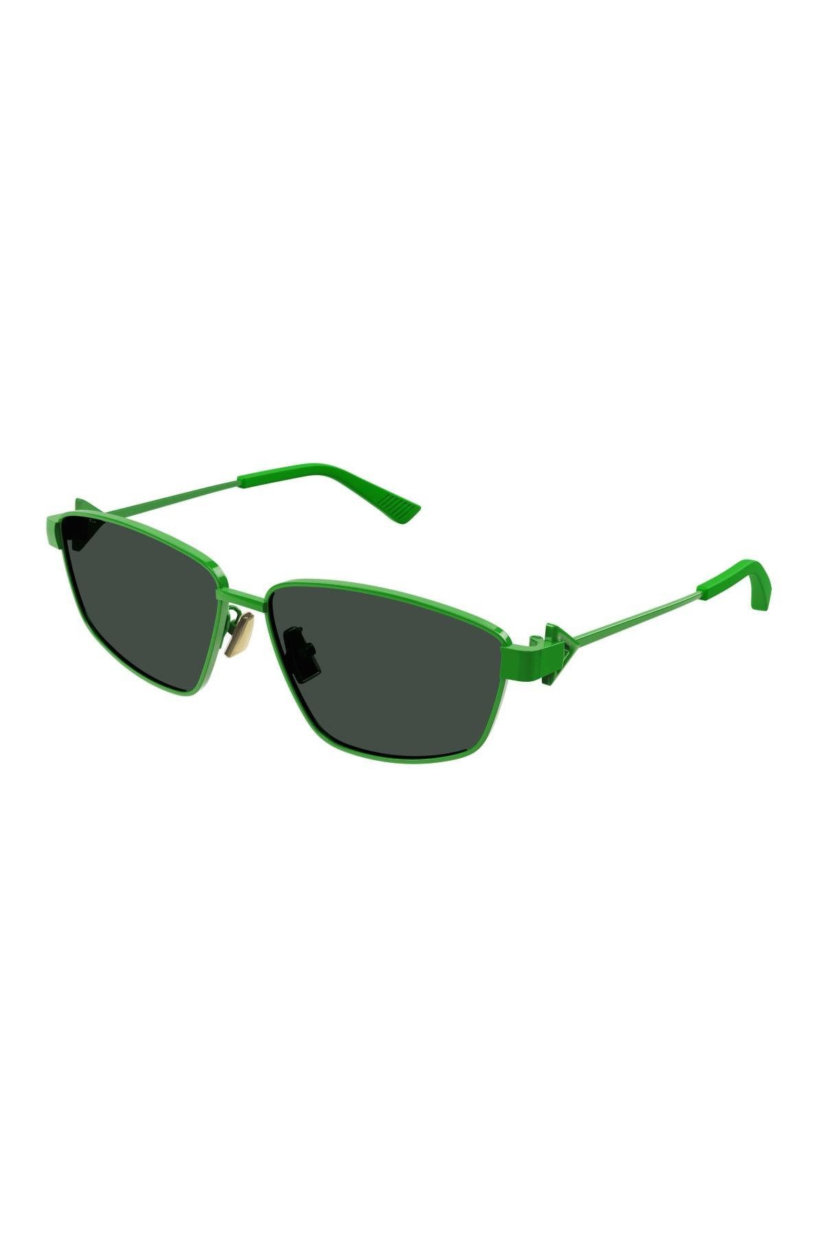 Bottega Veneta BOTTEGA VENETA Turn green square metal sunglasses BV1185S Size ONE SIZE - 1 Thumbnail