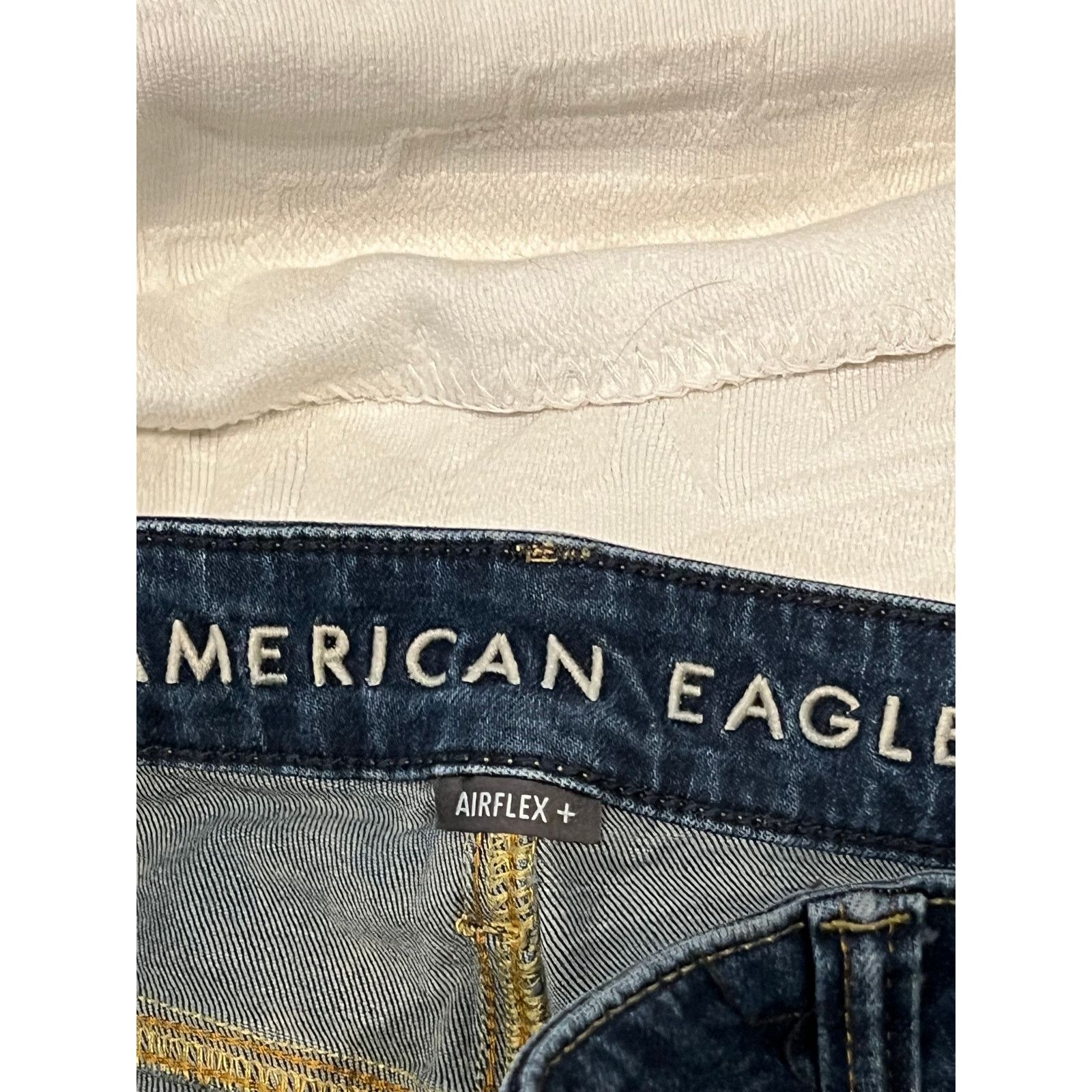 American Eagle Outfitters American Eagle Athletic Fit Blue Jeans 32x34 Size US 32 / EU 48 - 3 Thumbnail