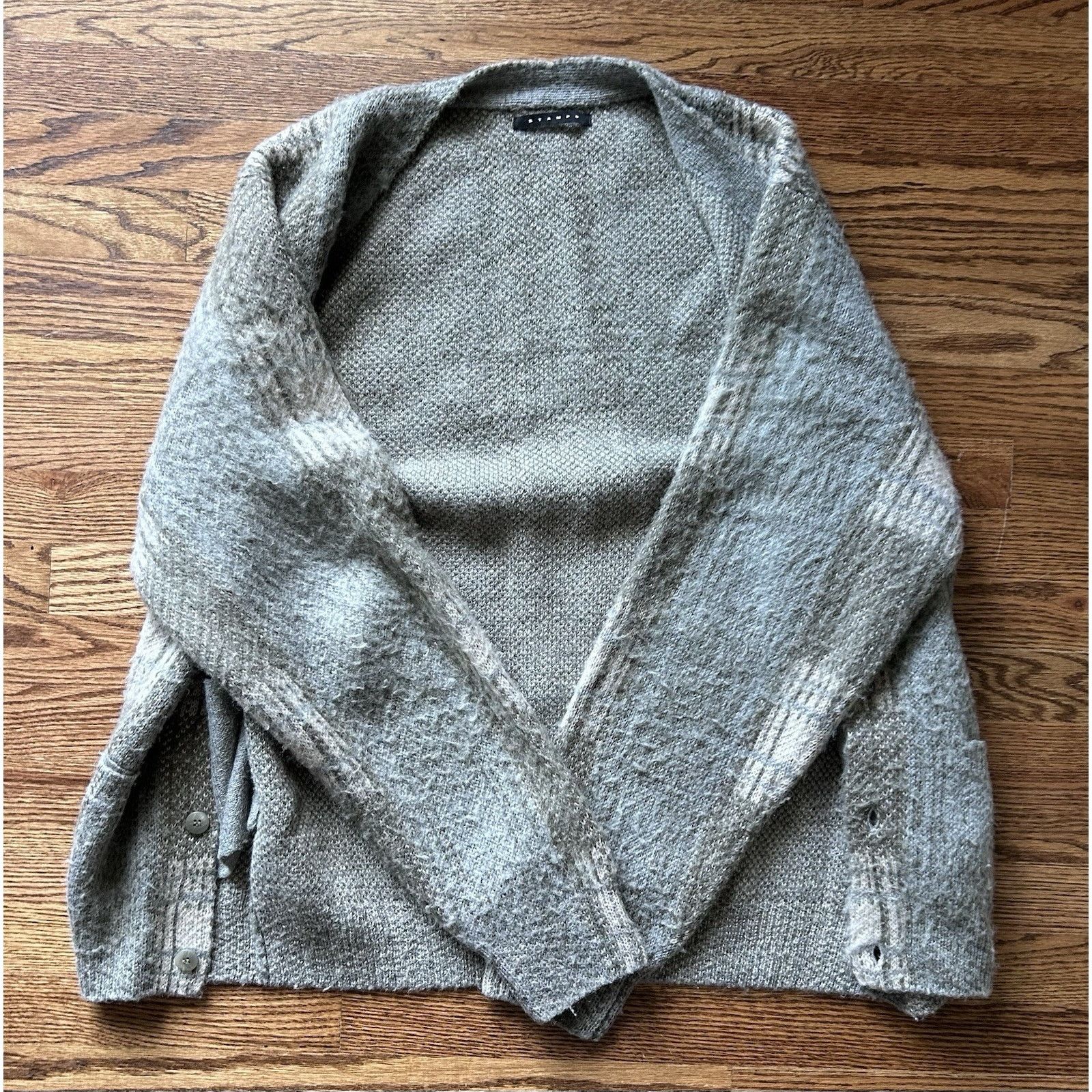 Stampd $330 Stampd Men's Green Plaid Cardigan Sweater Size L Size US L / EU 52-54 / 3 - 1 Thumbnail
