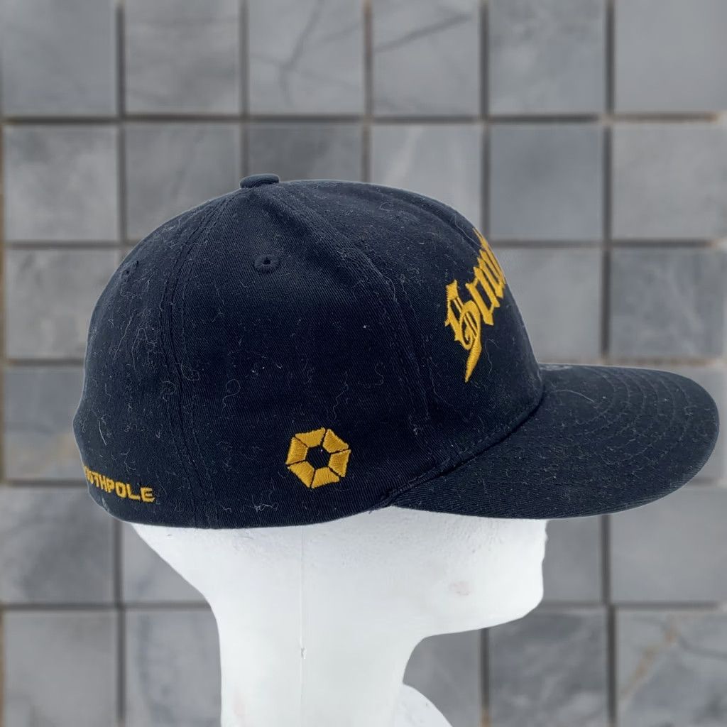 Southpole Southpole Hat Cap Fitted Mens Medium Embroidered Graphic Streetwear Black Twill Cotton Spandex Baseball Cap Geometric Hip Hop Casual Mens Size ONE SIZE - 1 Thumbnail