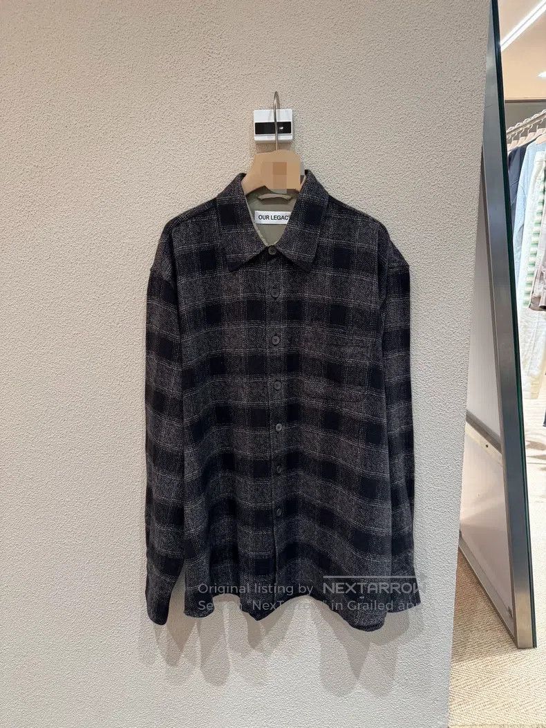 Our Legacy Our Legacy Loose checkered shirt Size US M / EU 48-50 / 2 - 5 Thumbnail