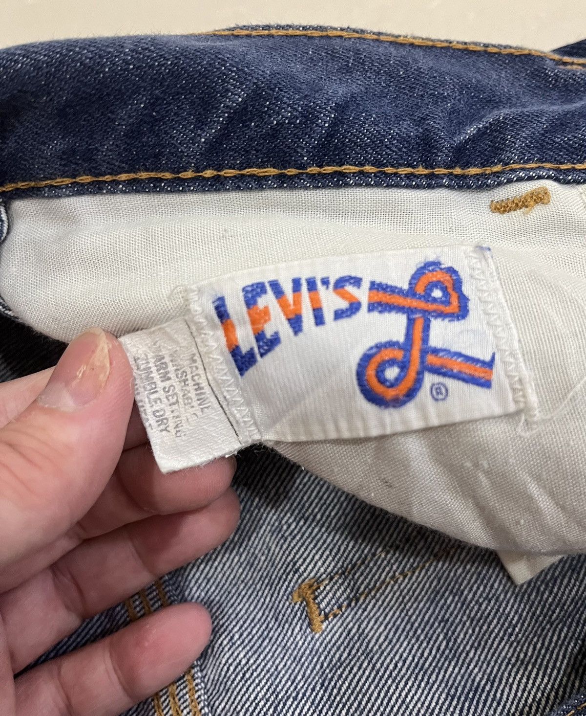 Levi's Vintage 70's Levis Orange Tab Scovill Gardlok Zipper Jeans Size US 28 / EU 44 - 13 Thumbnail