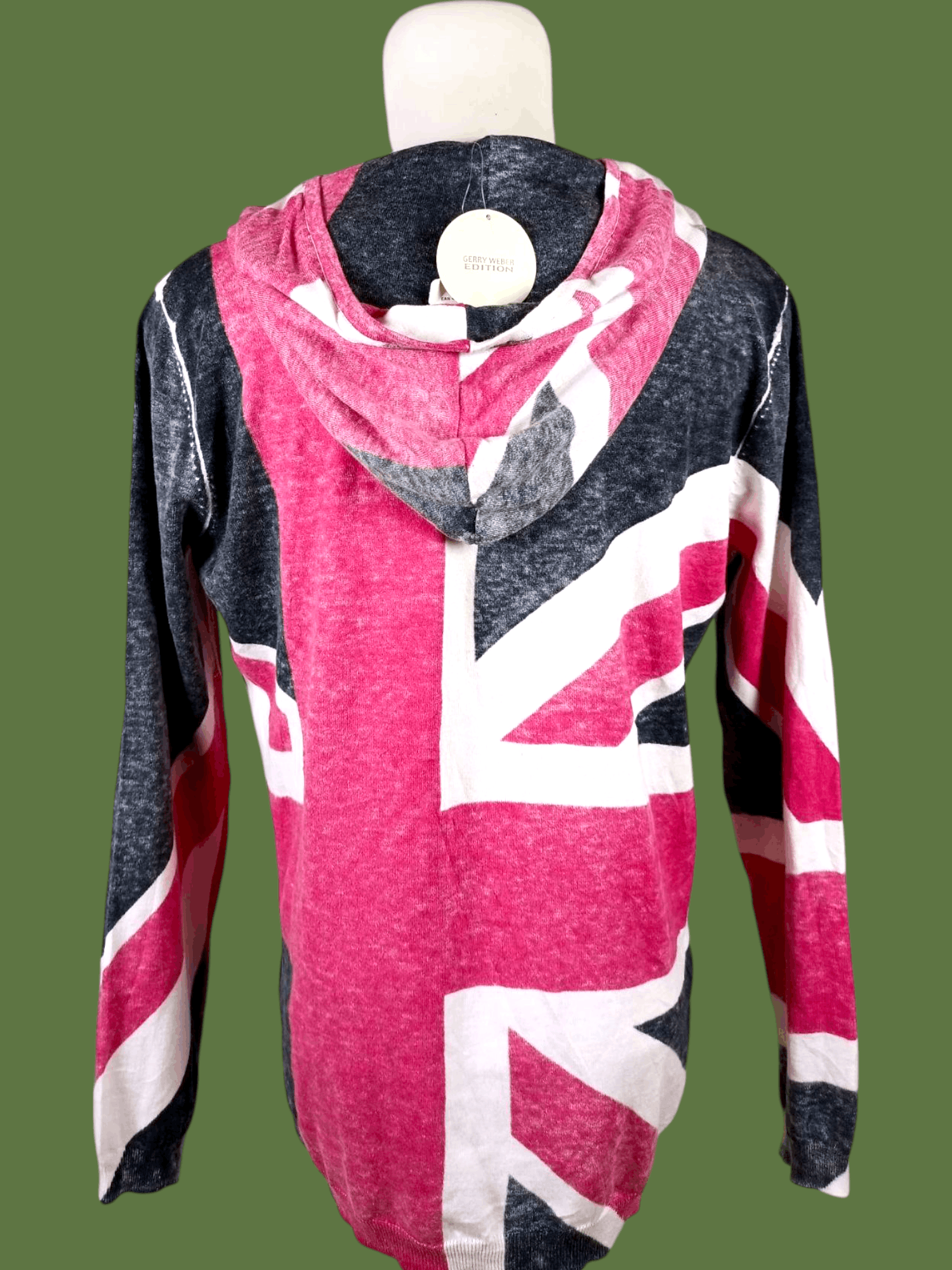 Designer × Japanese Brand Gerry Weber Zipper Hoodie Union Jack All Over Print Size US L / EU 52-54 / 3 - 4 Thumbnail