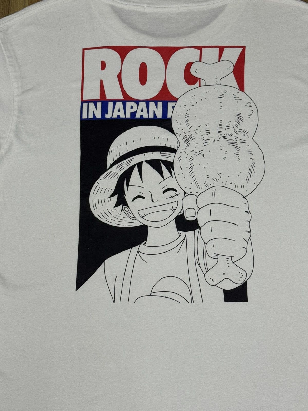 Anime Anime one piece rock in japan special rare Size US XL / EU 56 / 4 - 2 Thumbnail