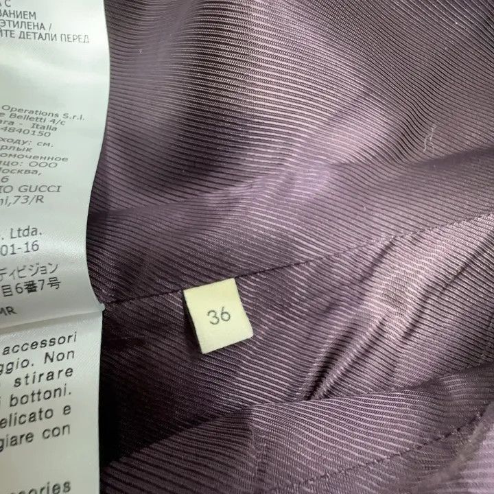 Gucci Gucci Pink Houndstooth Wool Cape Jacket-2507 Size S / US 4 / IT 40 - 4 Thumbnail