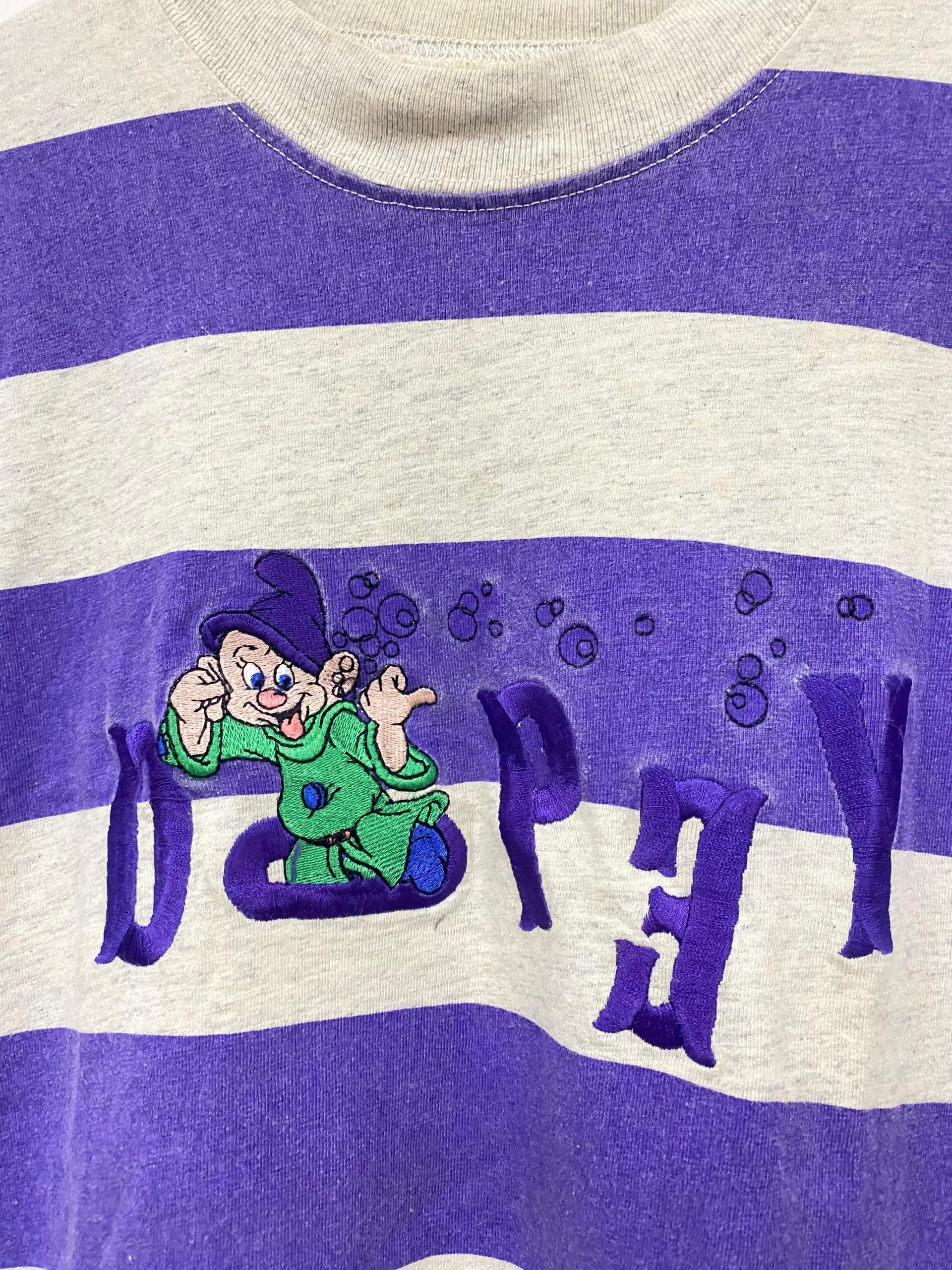 Vintage Vintage 90s DOPEY disney character the 7 dwarf t shirt Size US M / EU 48-50 / 2 - 5 Thumbnail