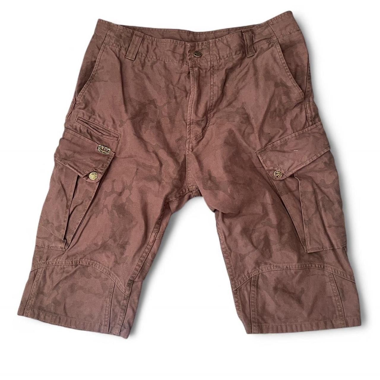 Diesel VINTAGE DEISEL 100% cotton brown camo cargo jorts Size US 32 / EU 48 - 5 Thumbnail