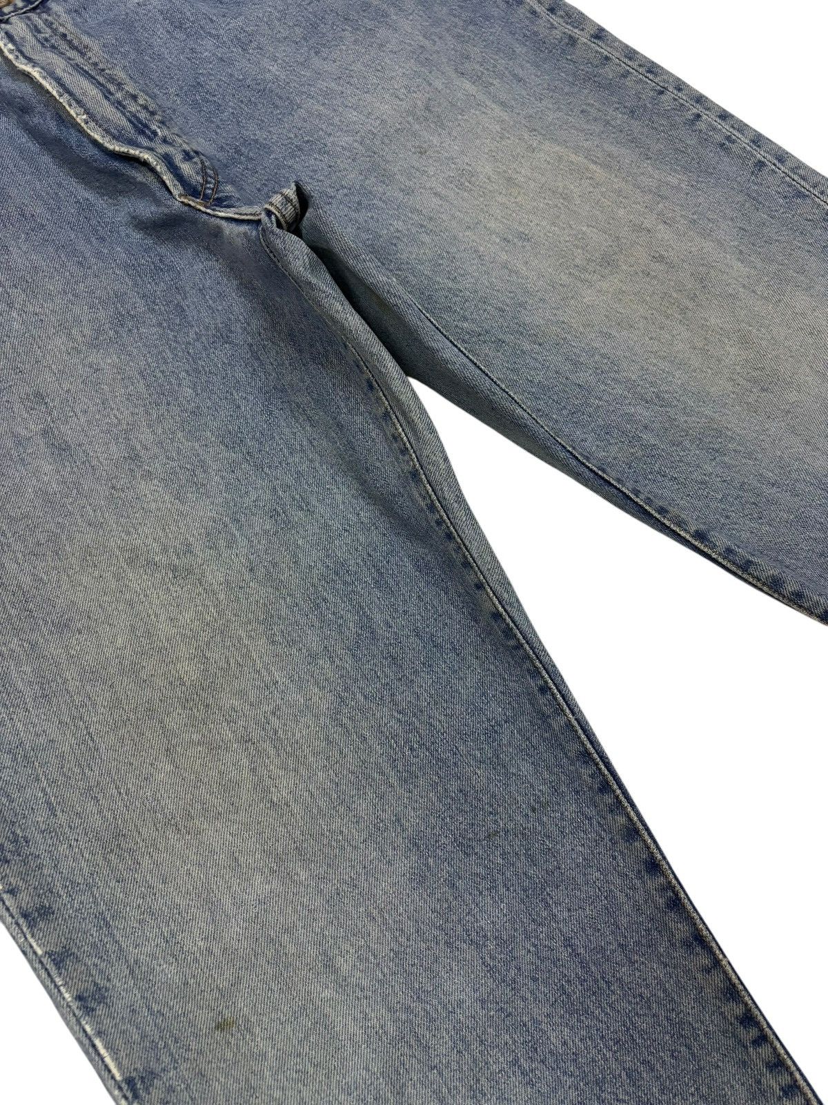 RRL Ralph Lauren × Ralph Lauren × Vintage 90s Vintage RRL Ralph Lauren Blue Washed Jeans Size US 33 - 3 Thumbnail