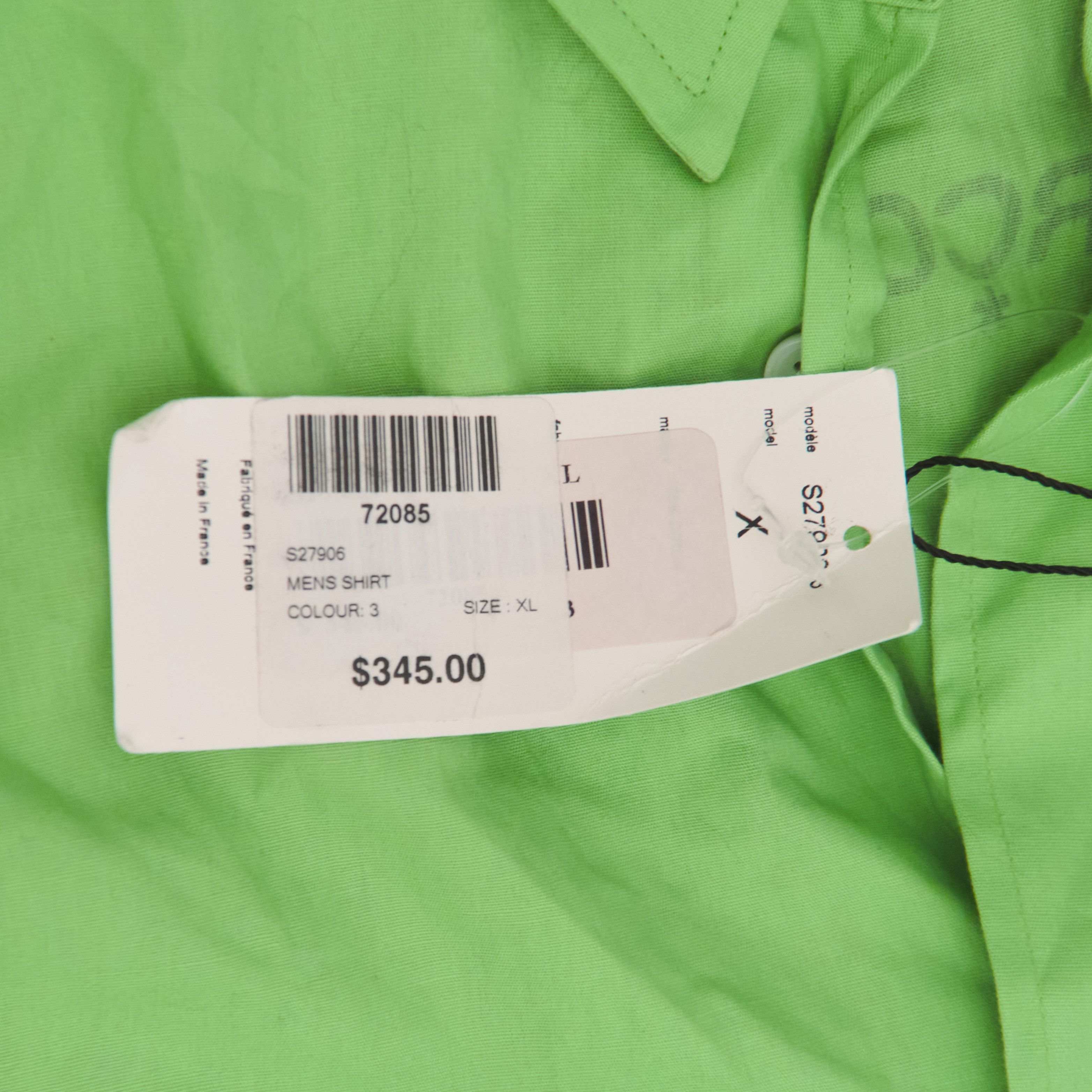 Comme des Garcons SHIRT *BNWT* COMME des GARÇONS SHIRT BOYS Green Logo Button Shirt Size US L / EU 52-54 / 3 - 7 Thumbnail