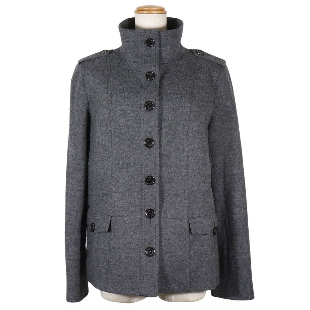 Burberry Burberry Burberry Wool Outerwear Leather Outerwear B2E03-248-07 DUTY FREE for USA Size ONE SIZE - 1 Thumbnail