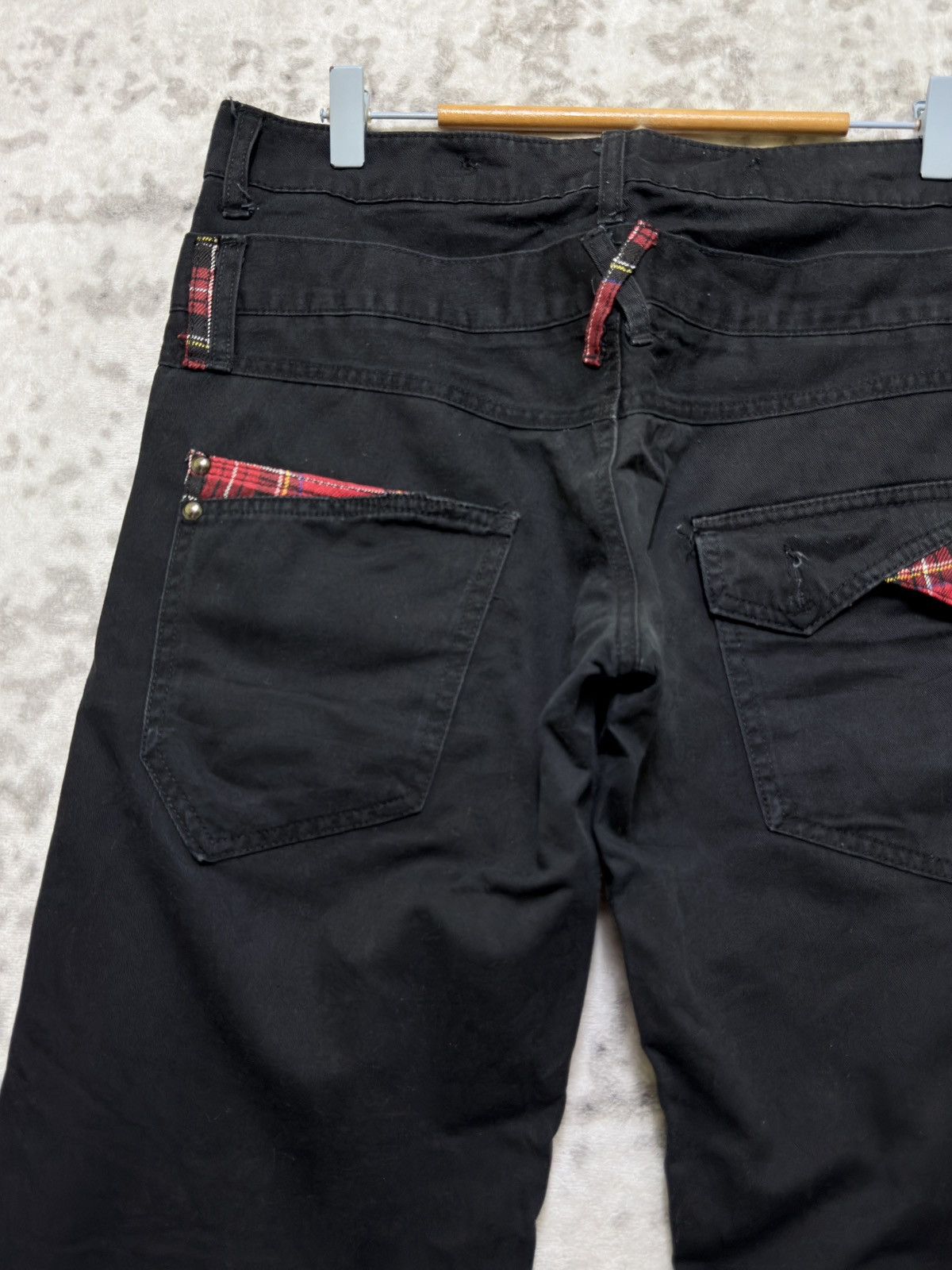Hysteric Glamour Vintage Archive Double Waist Punk Plaid Zip Detail Pant Size US 32 / EU 48 - 9 Thumbnail
