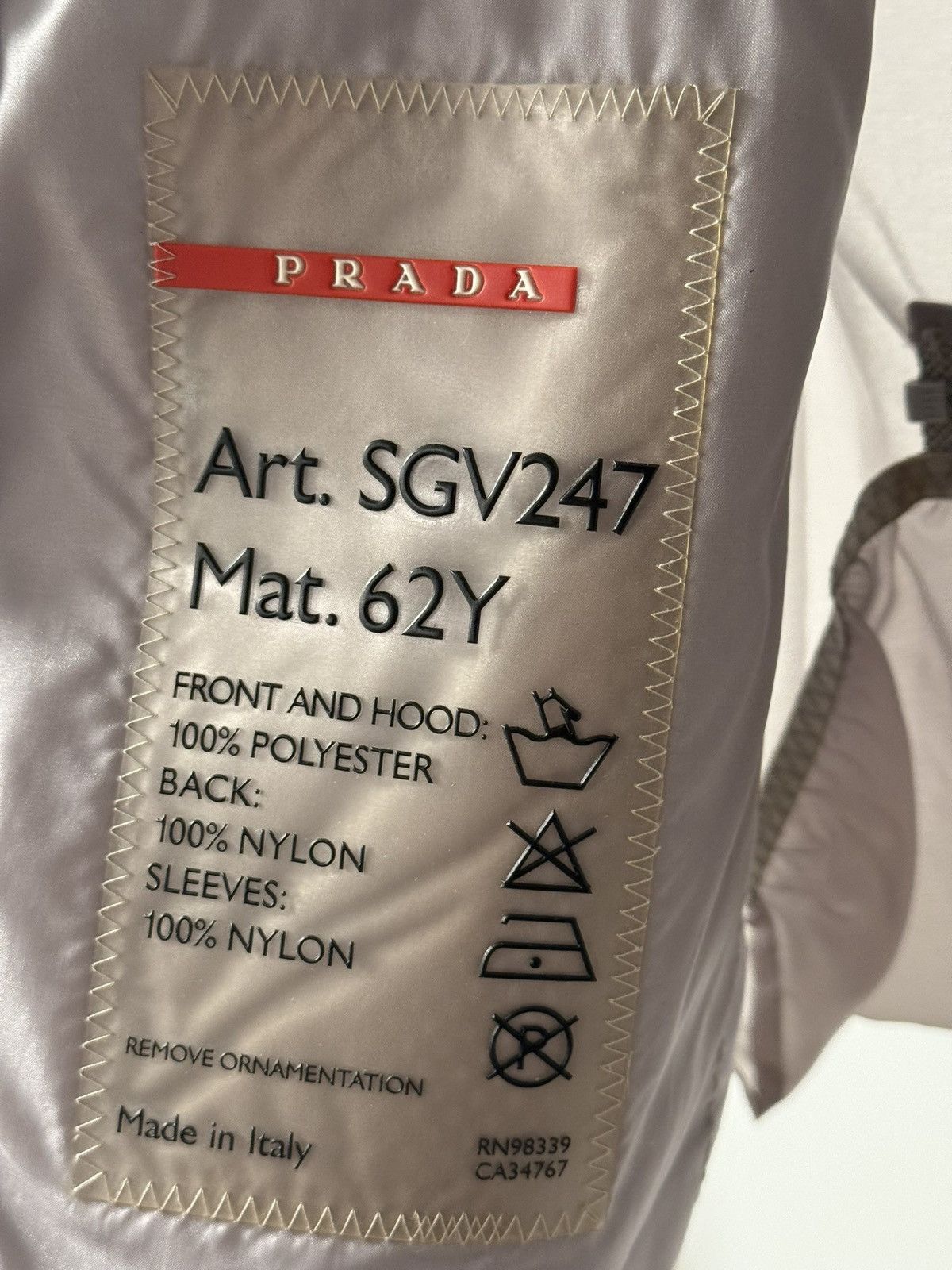 Prada PRADA NYLON MESH TECH JACKET 2000 - 48IT Size US M / EU 48-50 / 2 - 8 Thumbnail