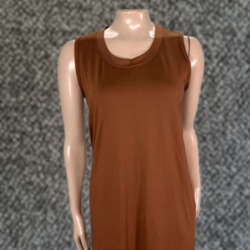 beige nike dress Beige Nike Woven Cami Dress main image 1