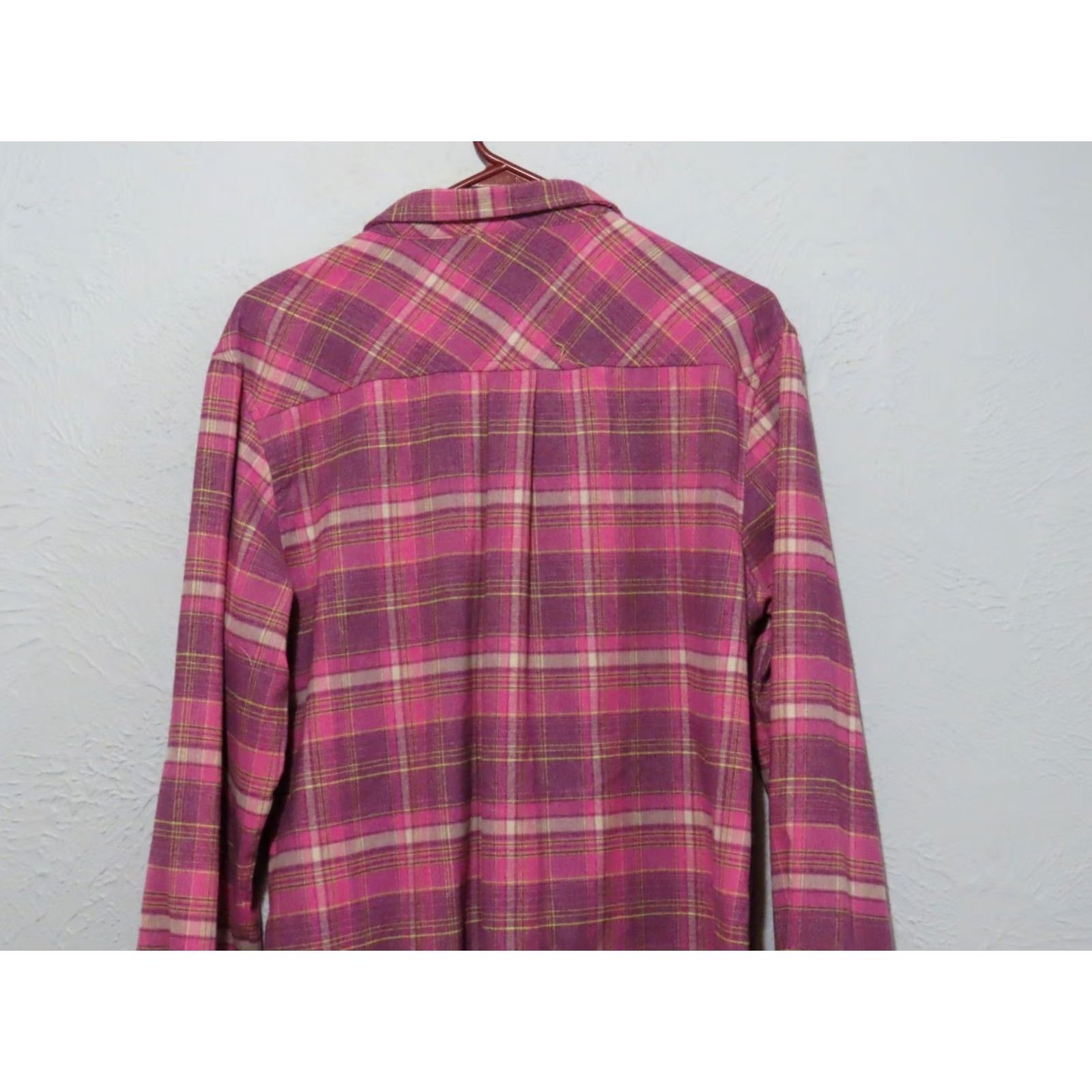 Vintage Cabela's Women's XL Flannel Long Sleeve Purple Shirt Top Button-Up Blouse Knit? Wait. Size XL / US 12-14 / IT 48-50 - 8 Thumbnail