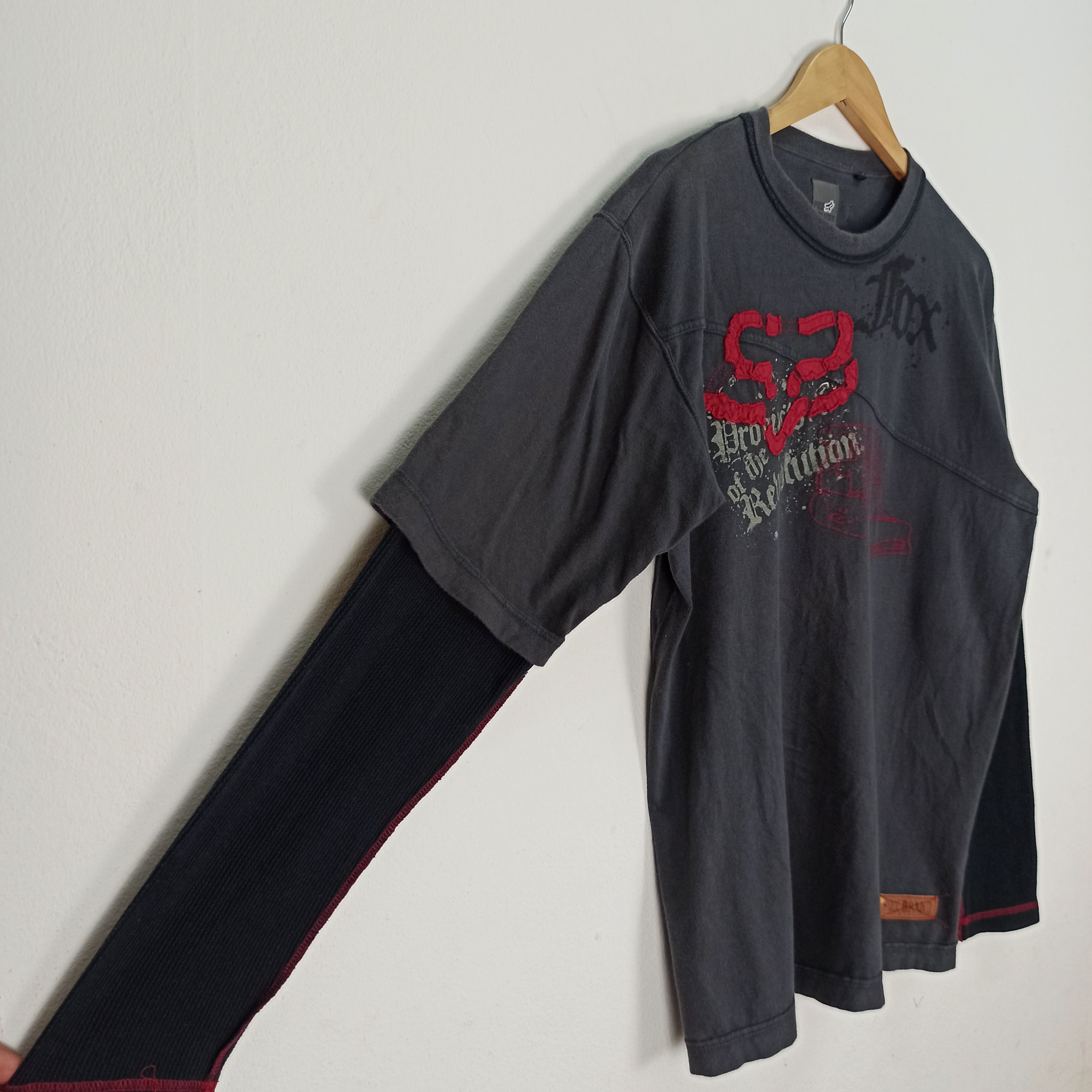 Fox Racing 🔥Rare🔥 FOX Double Layer Style Long Sleeve Size US L / EU 52-54 / 3 - 4 Thumbnail