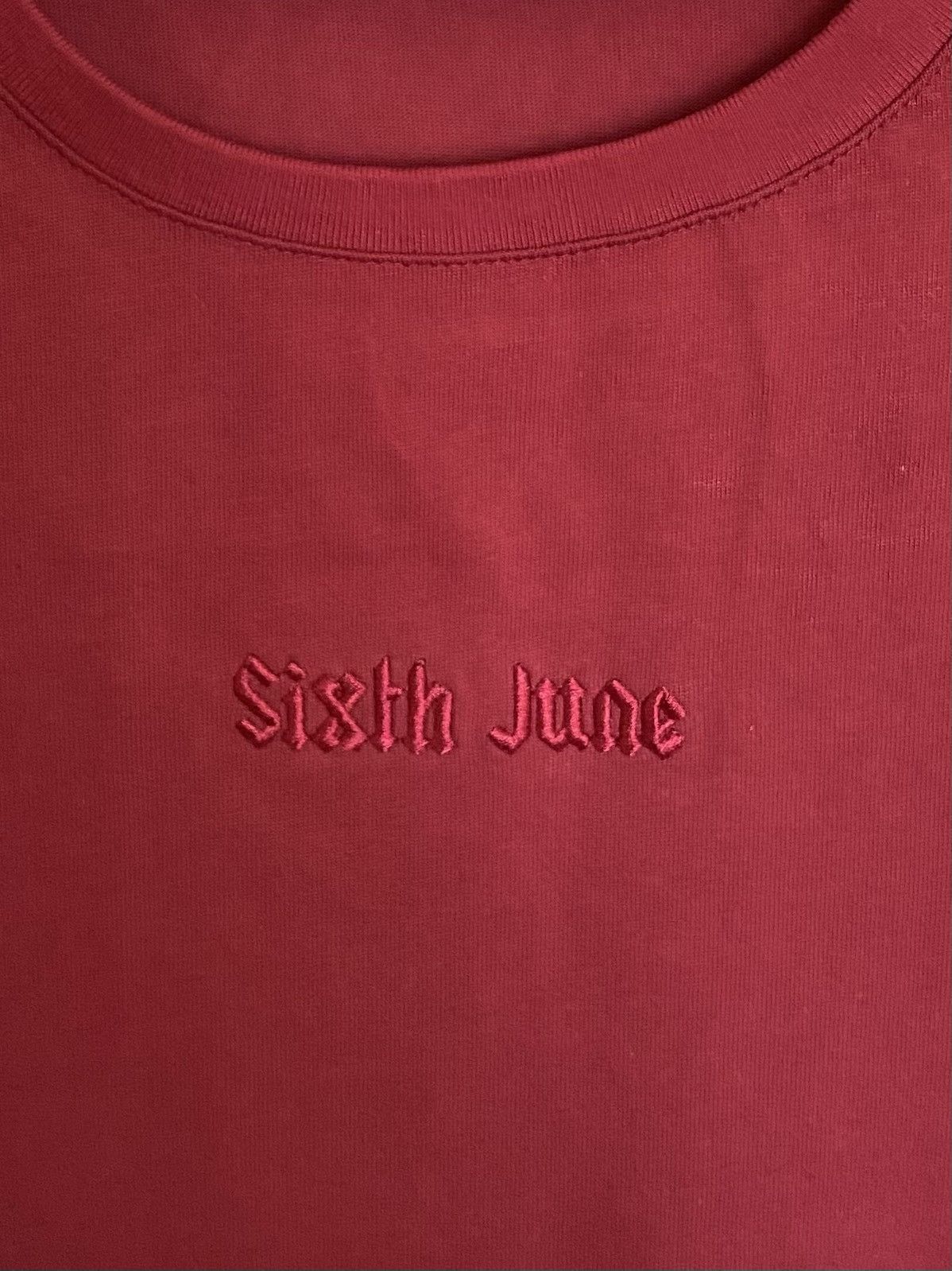 Sixth June Paris Sixth June Red Back Quote T-Shirt Men’s Size M Medium Size US M / EU 48-50 / 2 - 2 Thumbnail