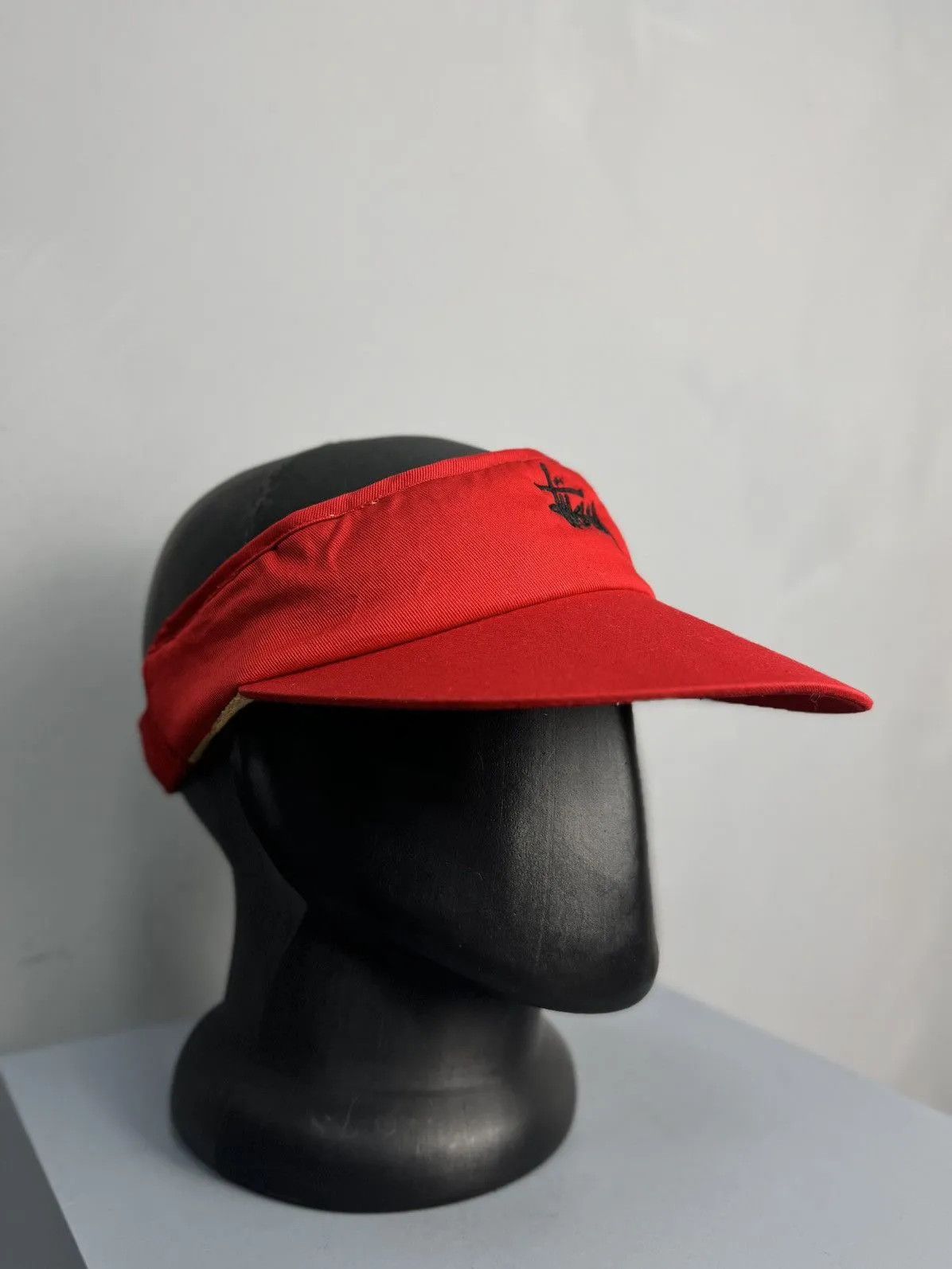 Stussy × Vintage RARE Stussy Y2K Vintage Knit Balaclava Logo Cap Hat Size ONE SIZE - 7 Thumbnail