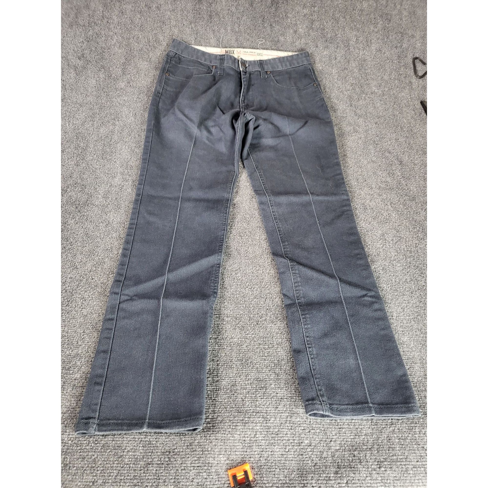 MBX MBX Slim Straight Jeans Men Sz 32X32 Gray Straight Leg Casua Size US 32 / EU 48 - 1 Thumbnail