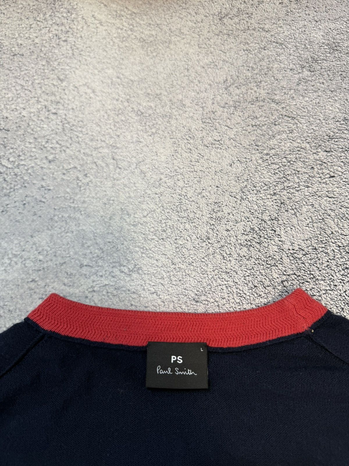 Paul Smith Paul Smith Sweater Mens L Navy Logo Crewneck Jumper Pullover Size US L / EU 52-54 / 3 - 8 Thumbnail