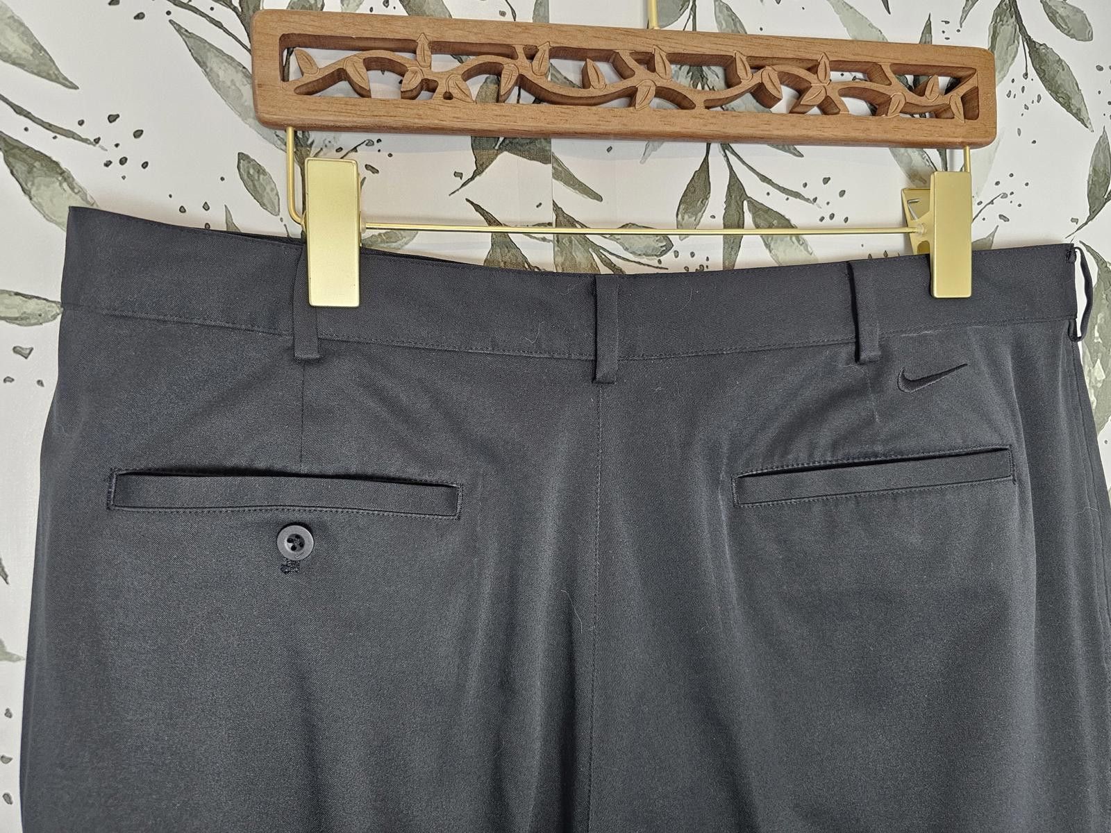 Designer NIKE Golf Pants Black Mens Size 36 x 30 Dri-FIT Size ONE SIZE - 5 Thumbnail