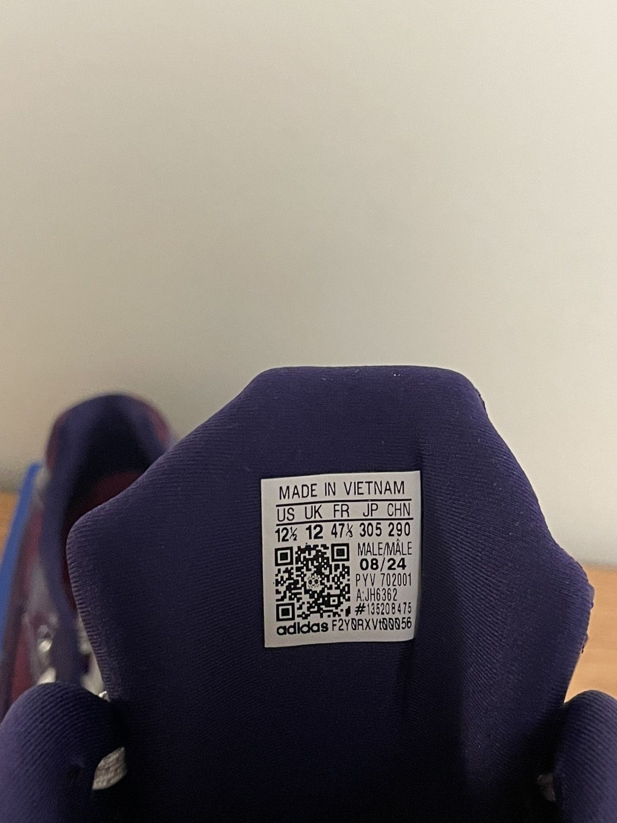 Adidas × Bape Men’s 12.5 Purple Bape Adidas Orketro Dead Stock Size US 12.5 / EU 45-46 - 10 Thumbnail