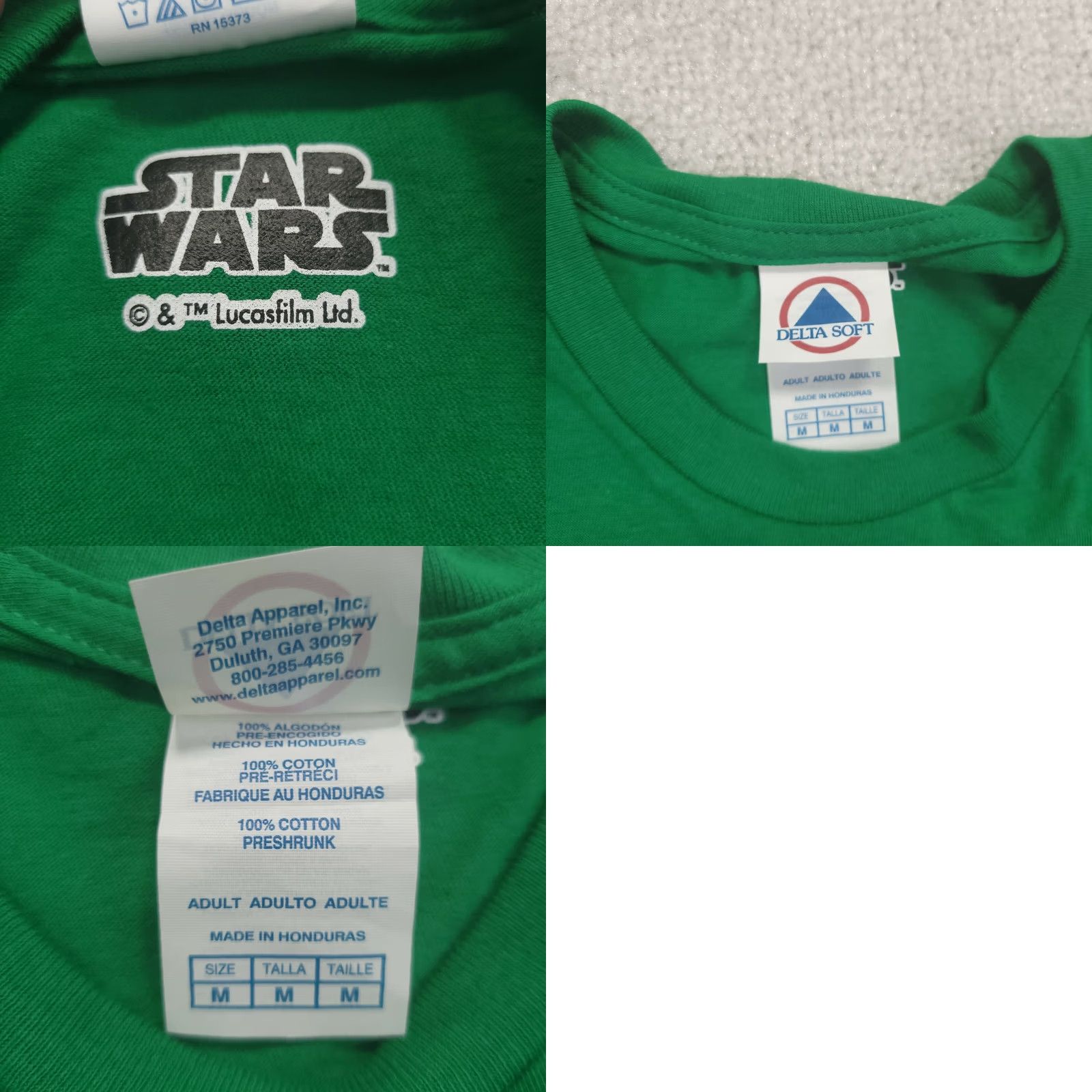 Star Wars Star Wars Yoda T Shirt Mens Medium Green Best Dad Graphic Crew Neck Short Sleeve Size US M / EU 48-50 / 2 - 8 Thumbnail