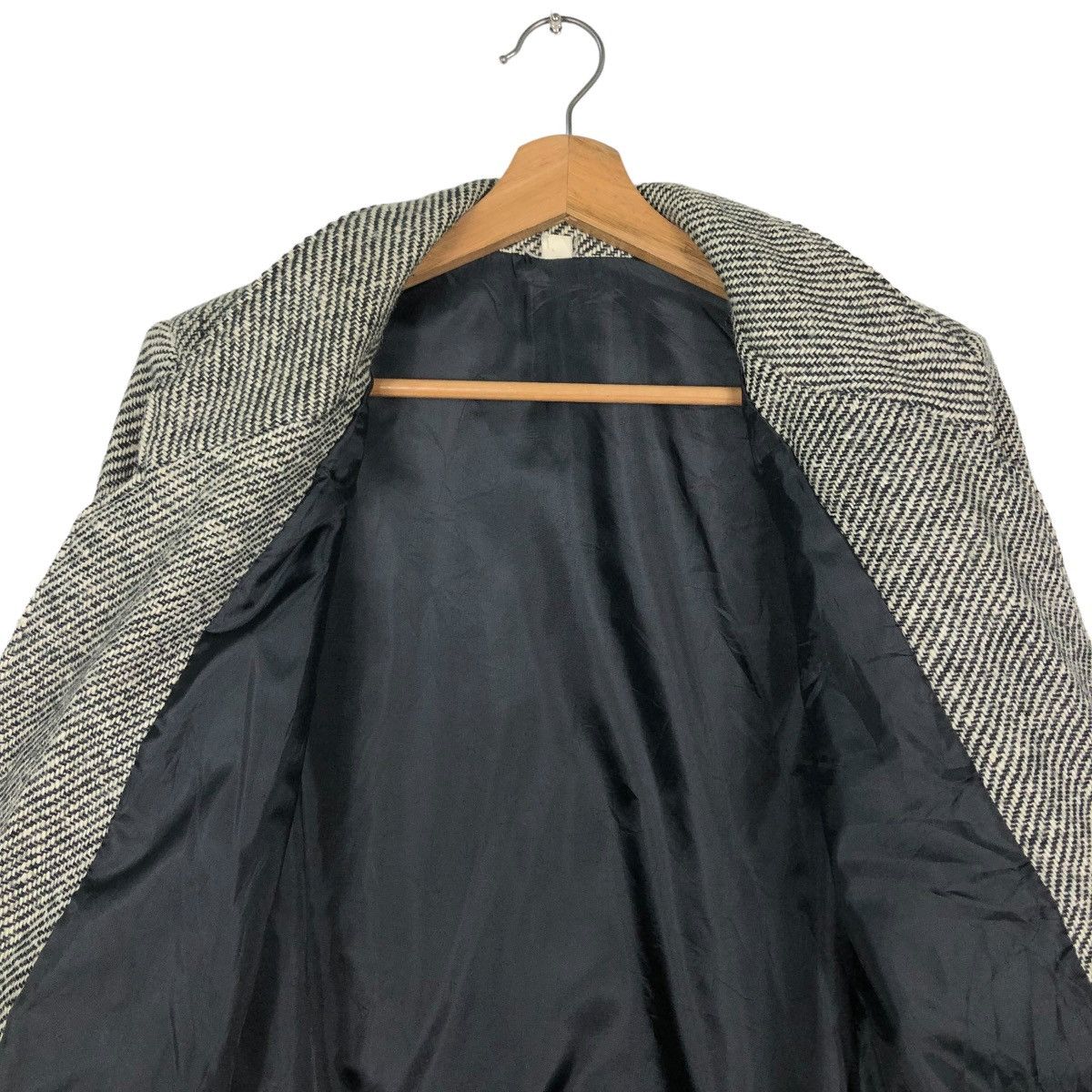 Japanese Brand 🔥VINTAGE BIKER JACKET WOOL BUCKLE HERRINGBONE ISSEY MIYAKE Size US M / EU 48-50 / 2 - 14 Thumbnail