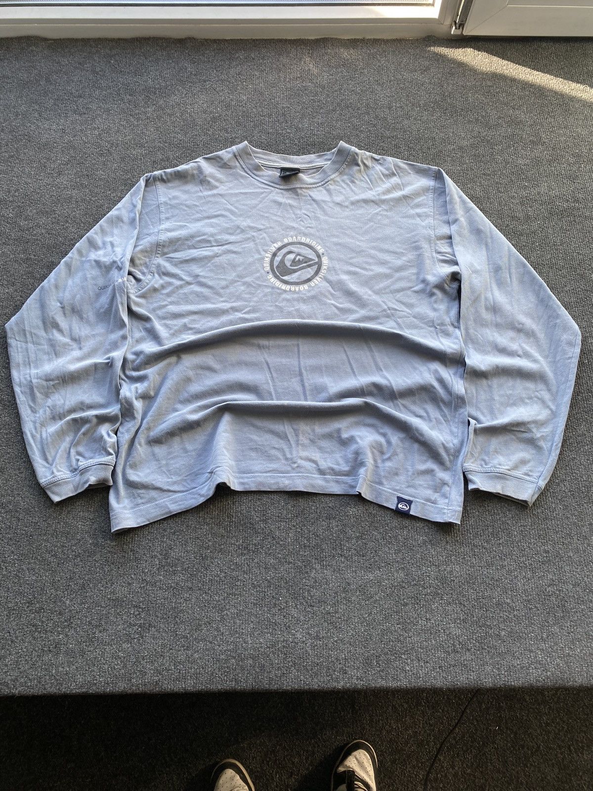 Quiksilver 🔥Quiksilver Faded Washed Dirty long sleeve vintage tee rare Size US S / EU 44-46 / 1 - 1 Thumbnail