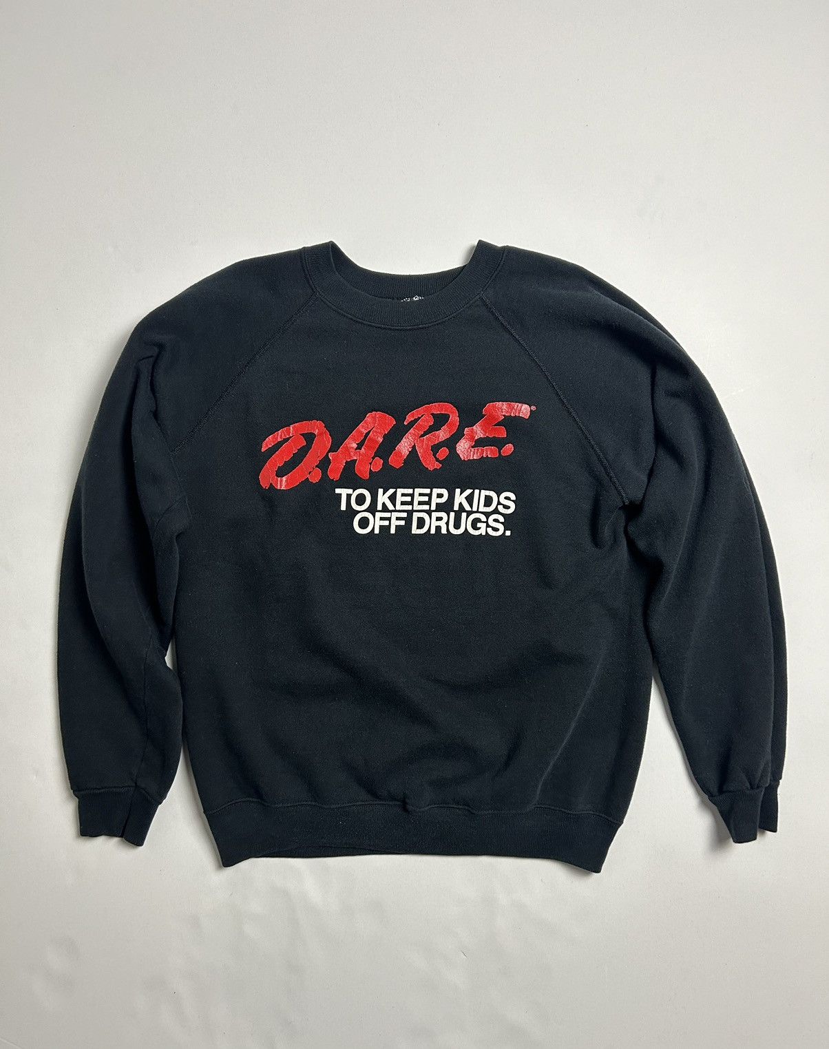 Vintage D.A.R.E. Sweatshirt Tops