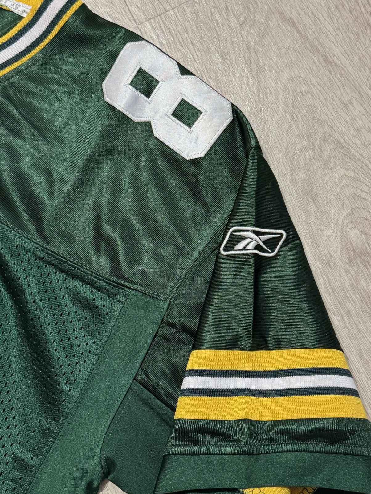 NFL Vintage Reebok Green Bay Packers James Jones #89 NFL Jersey Size US L / EU 52-54 / 3 - 4 Thumbnail