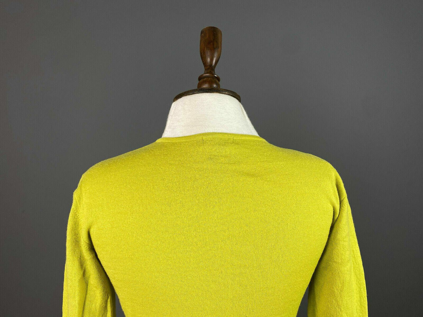 Designer Ladies Bitte Kai Rand Yellow Wool Crew Neck Sweater Size M Size M / US 6-8 / IT 42-44 - 6 Thumbnail