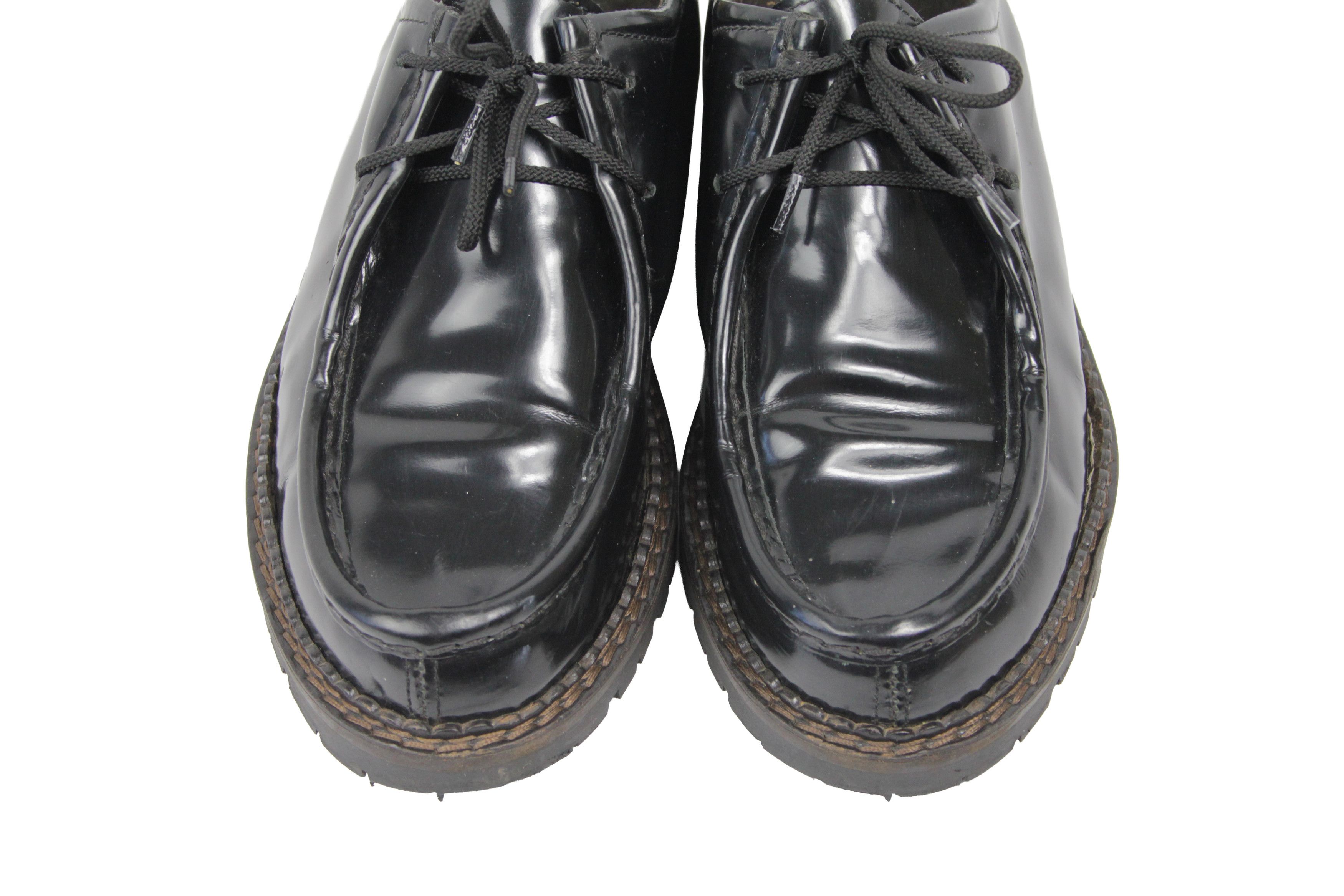 Japanese Brand Maze L1710 Patent Lug Sole Hand Made Derby Size US 8 / EU 41 - 5 Thumbnail