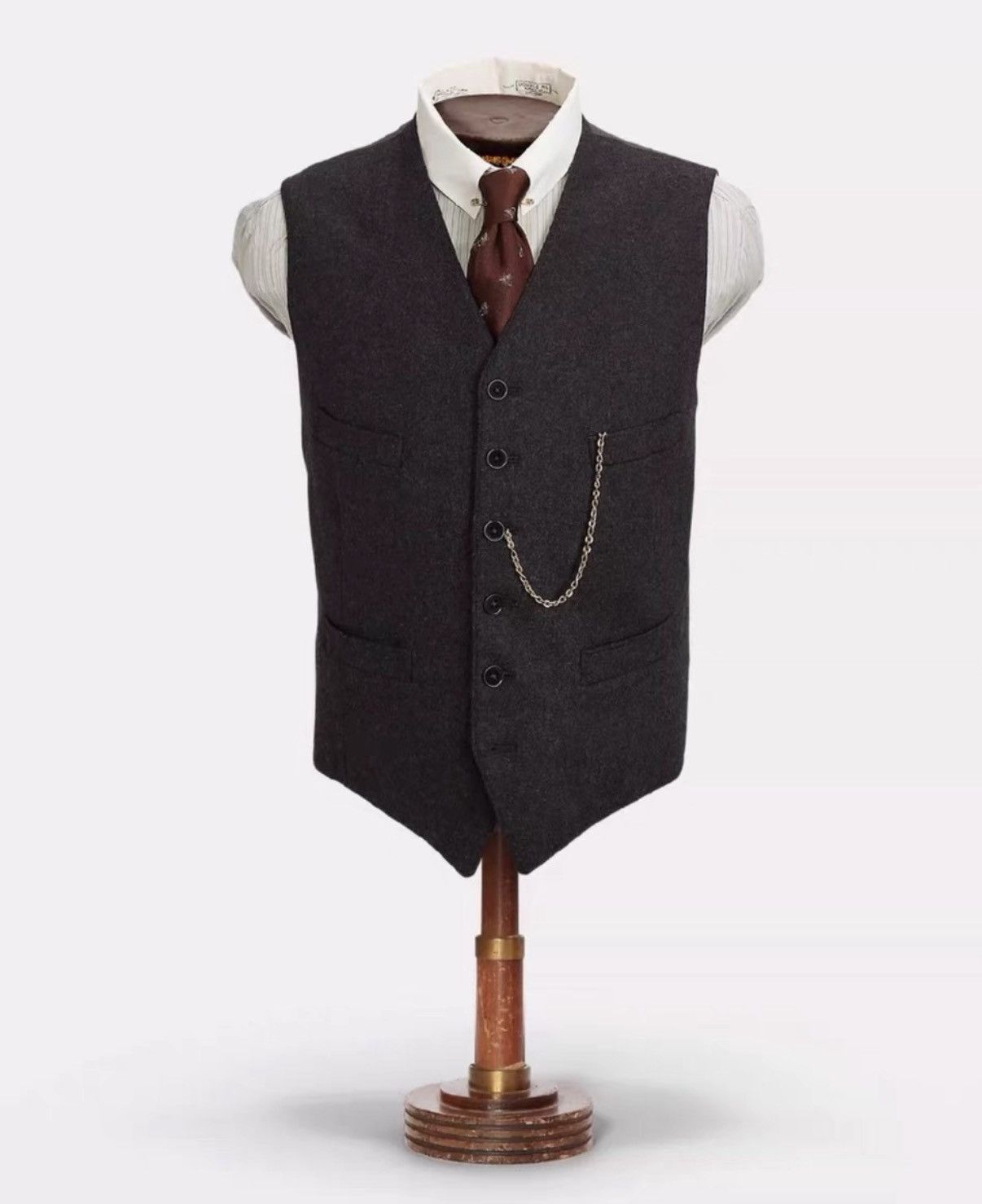 RRL Ralph Lauren RRL Ralph Lauren Double RL Wool Formal Waistcoat K22 Size US M / EU 48-50 / 2 - 3 Thumbnail