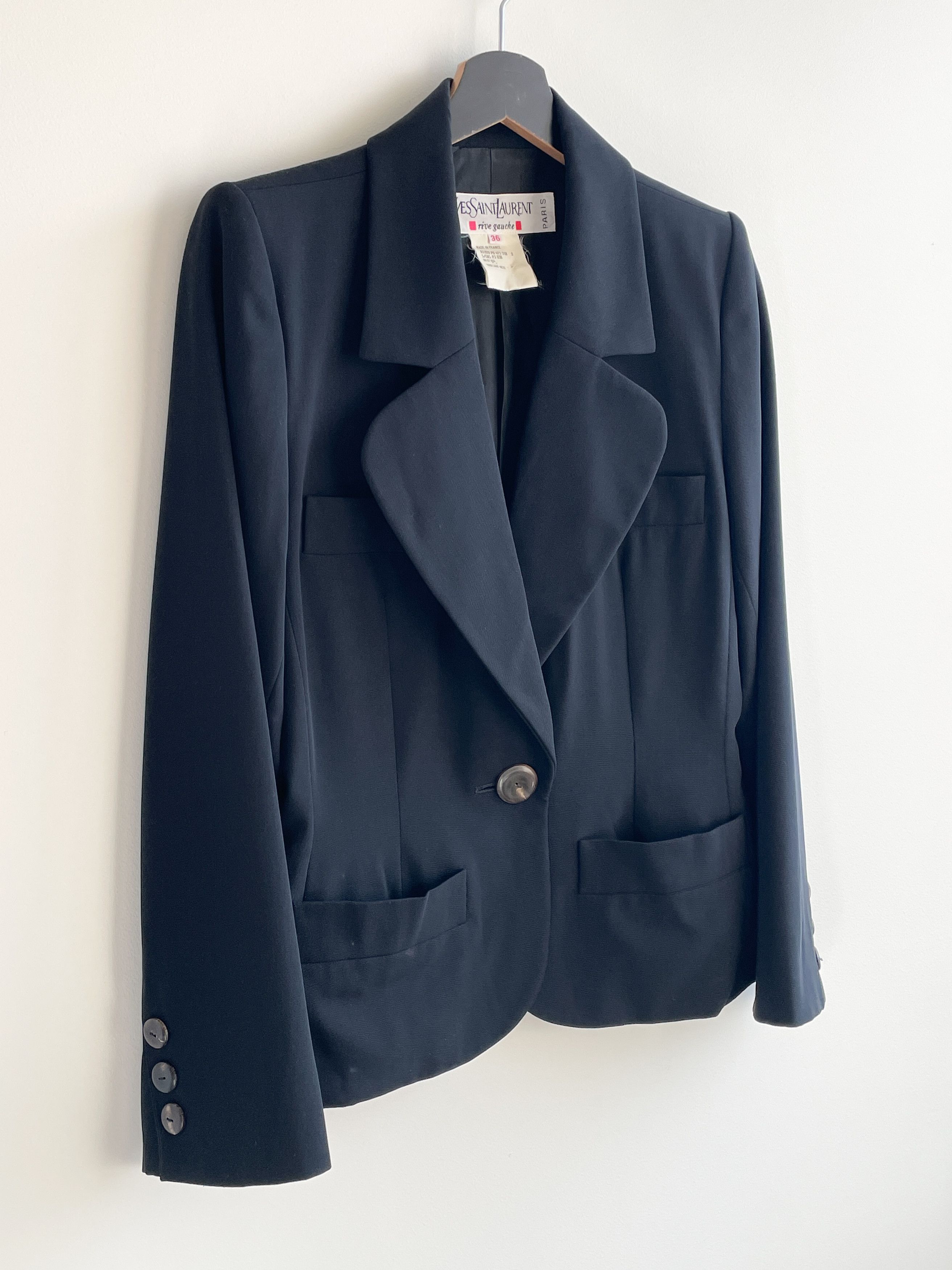 Yves Saint Laurent wool blazer Size S / US 4 / IT 40 - 6 Thumbnail