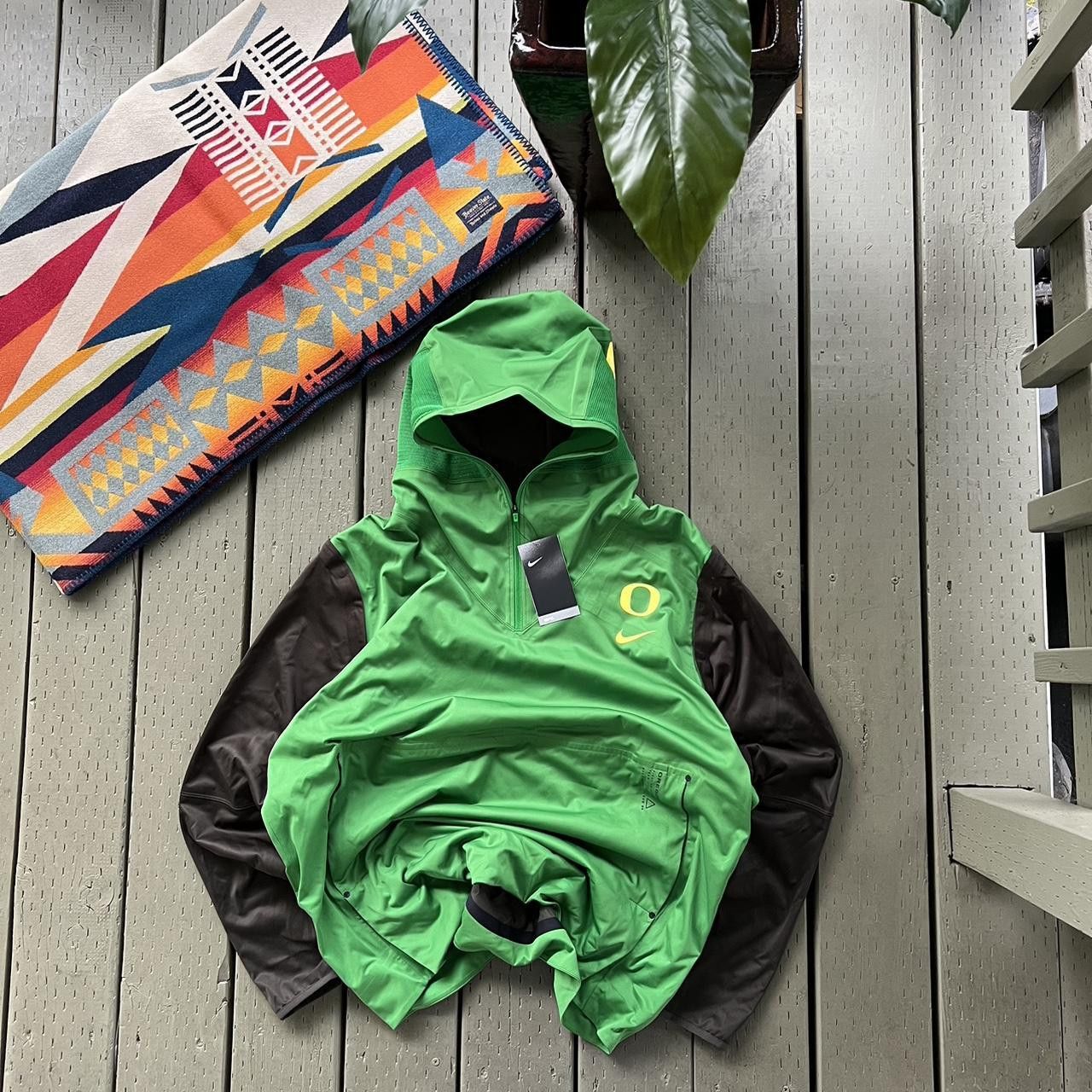 Nike Oregon Ducks Nike Fuse Pregame Quarter-Zip Pullover Jacket Size US XL / EU 56 / 4 - 1 Thumbnail